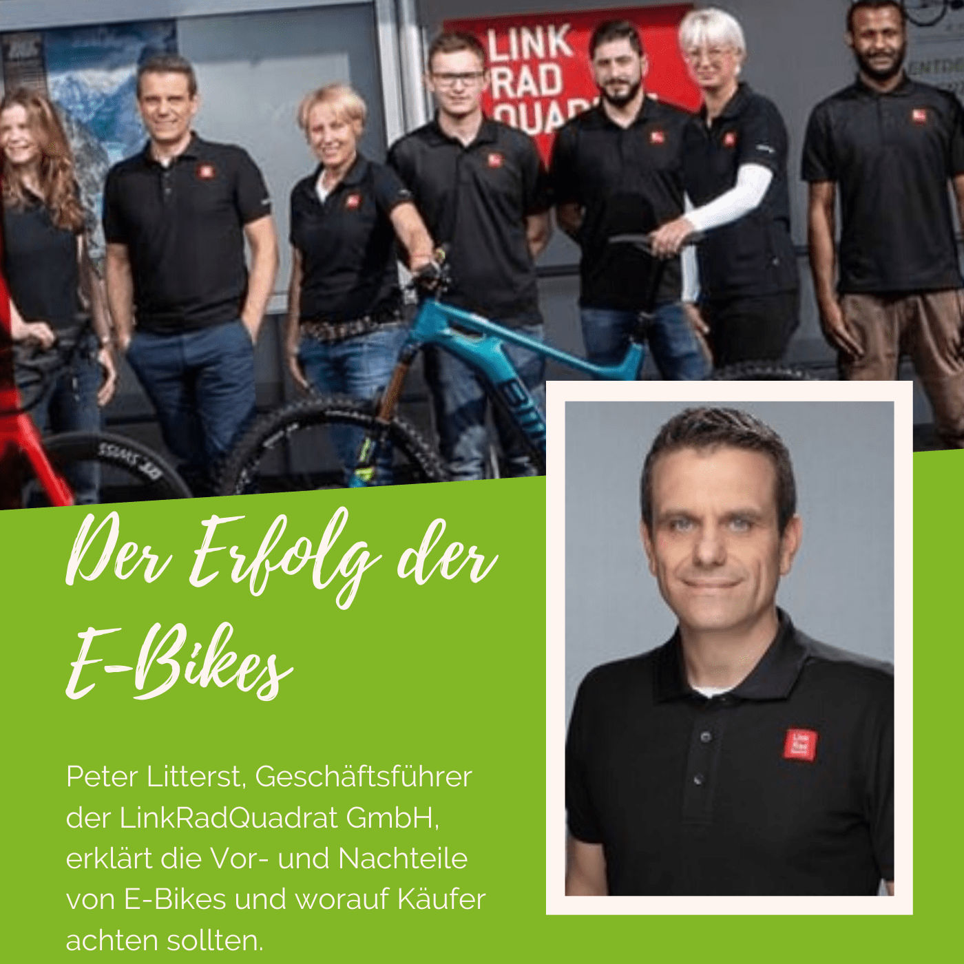 Podcast mit CEO Peter Litterst LinkRadQuadrat