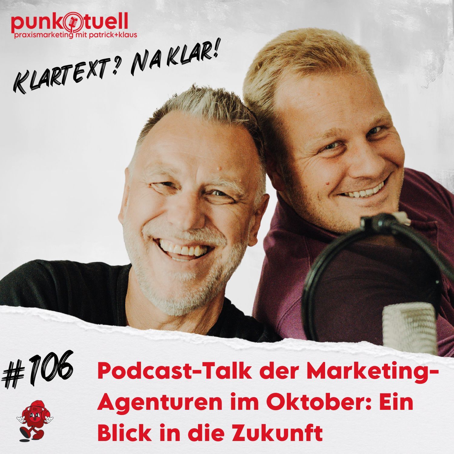 Podcast-Talk der Marketing-Agenturen im Oktober: Ein Blick in die Zukunft | #106