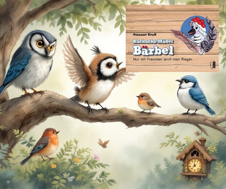 [Podcast] Wie Freundschaft Flügel verleiht: Eine Rezension zu 'Kuckucksmädel Bärbel' von Susanne Kraft