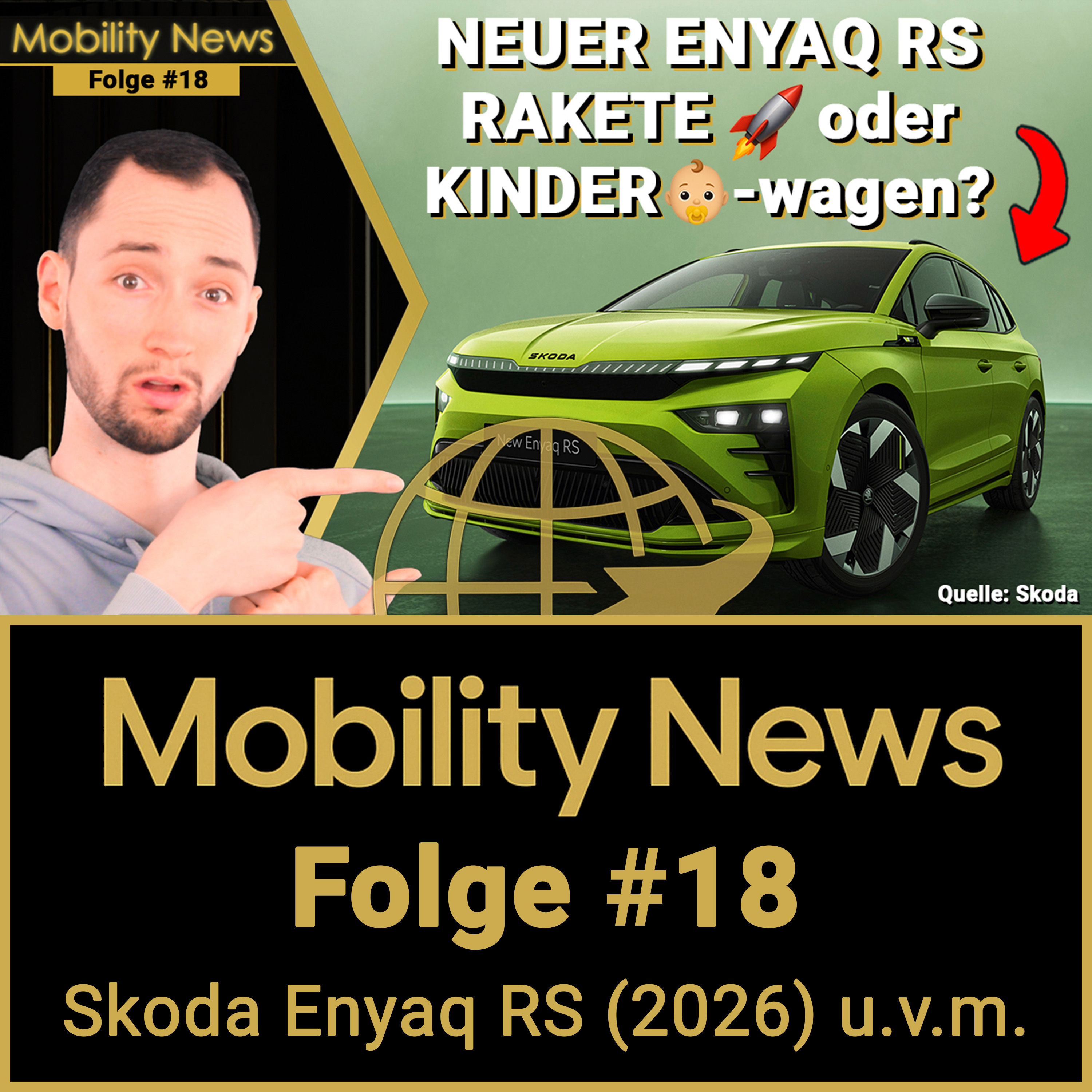 POWER SUV oder LAHME Ente? Der neue Skoda Enyaq RS mit 340 PS ins Familienglück? | Mobility News #18