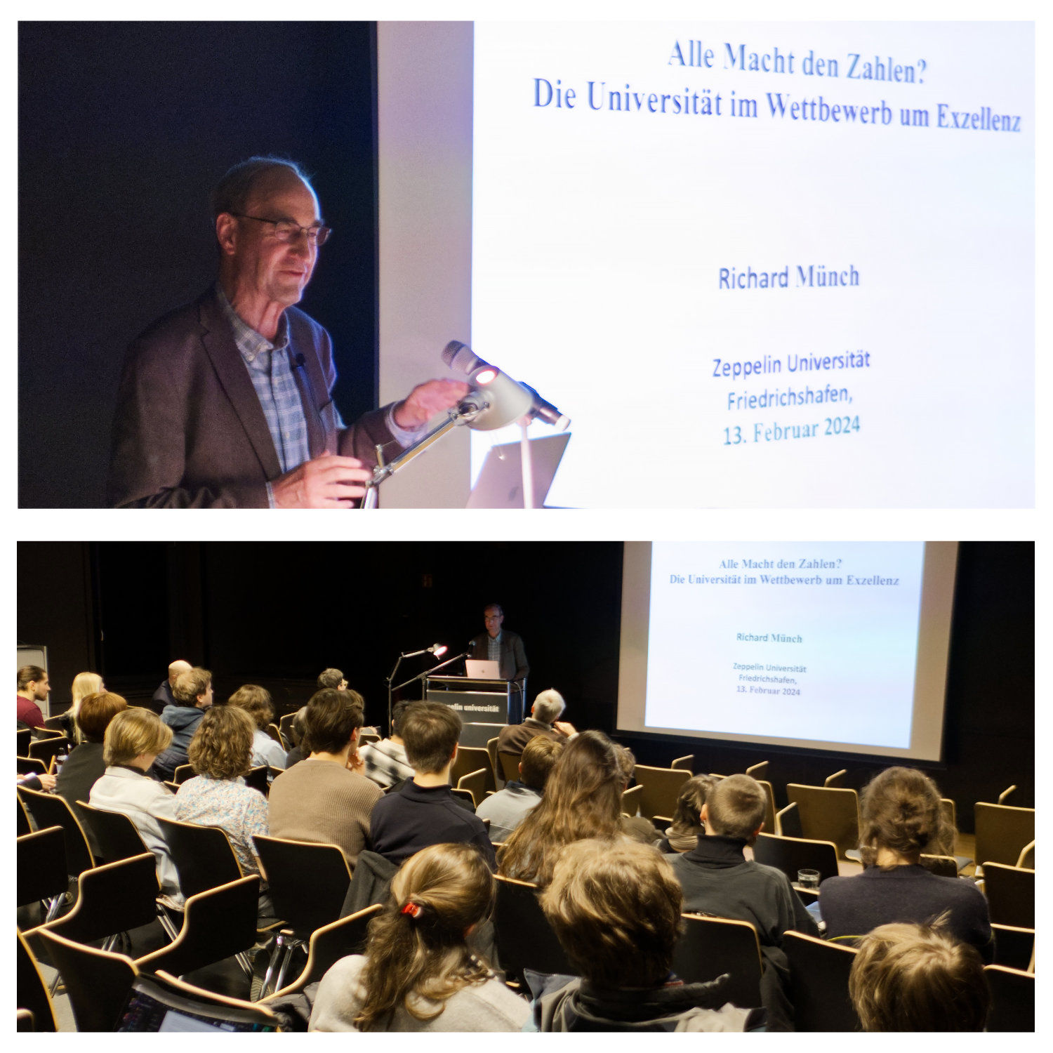 Prof. Richard Münch: Alle Macht den Zahlen? Die Universität im Wettbewerb um Exzellenz | Ringvorlesung ZfK 2024