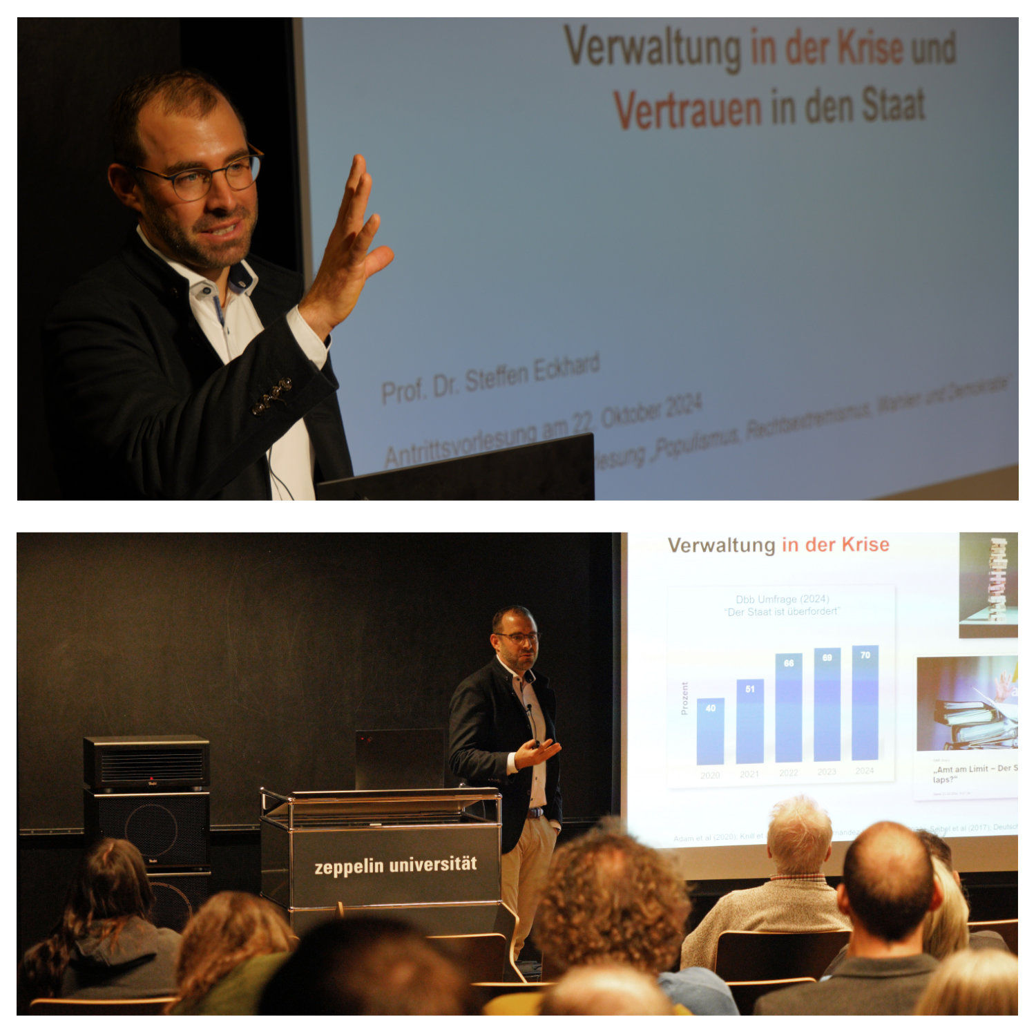 Prof. Steffen Eckhard: "Verwaltung in der Krise und Vertrauen in den Staat"