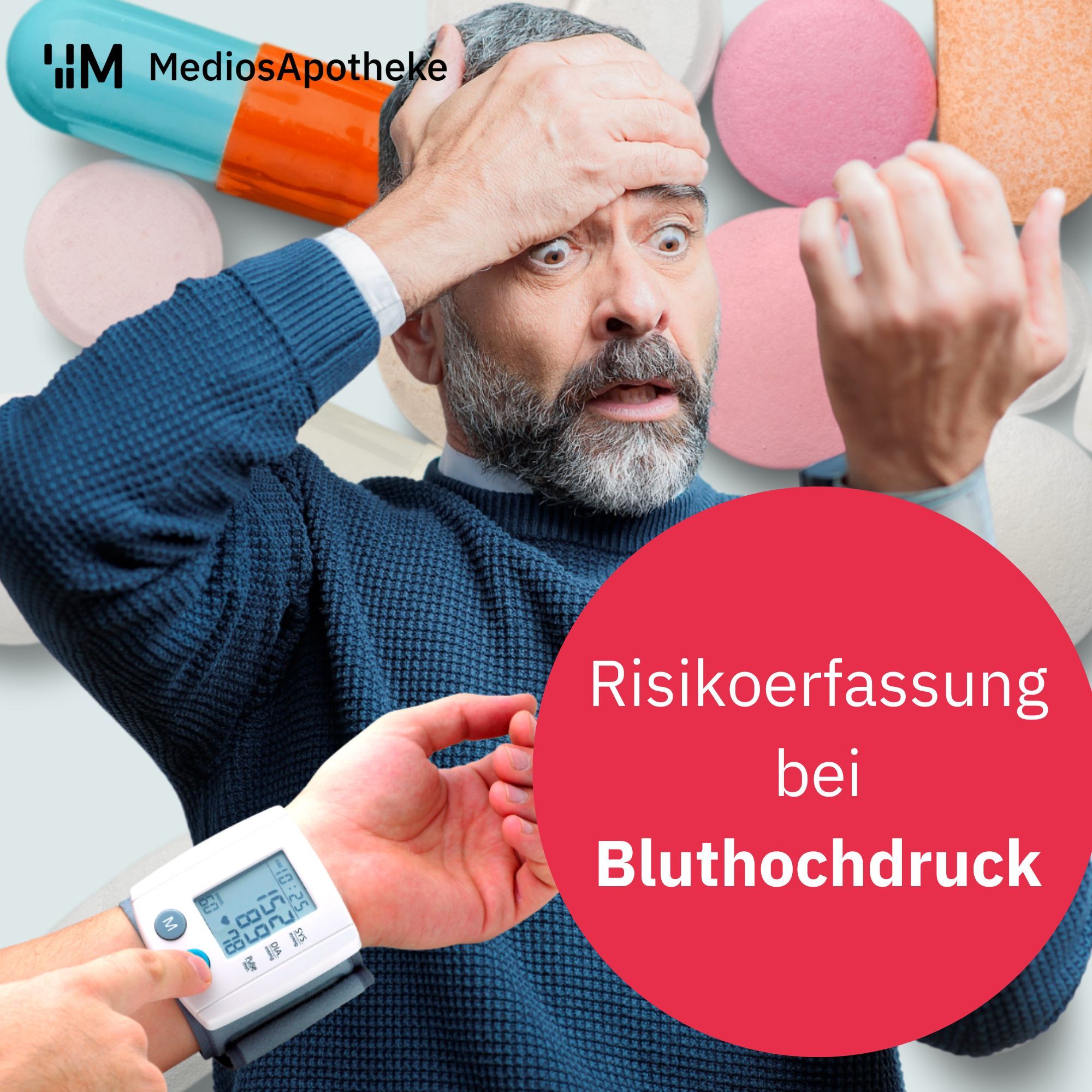 Professionelle Blutdruckmessung mit Risikoanalyse in deiner Apotheke | ausführlich & kostenfrei