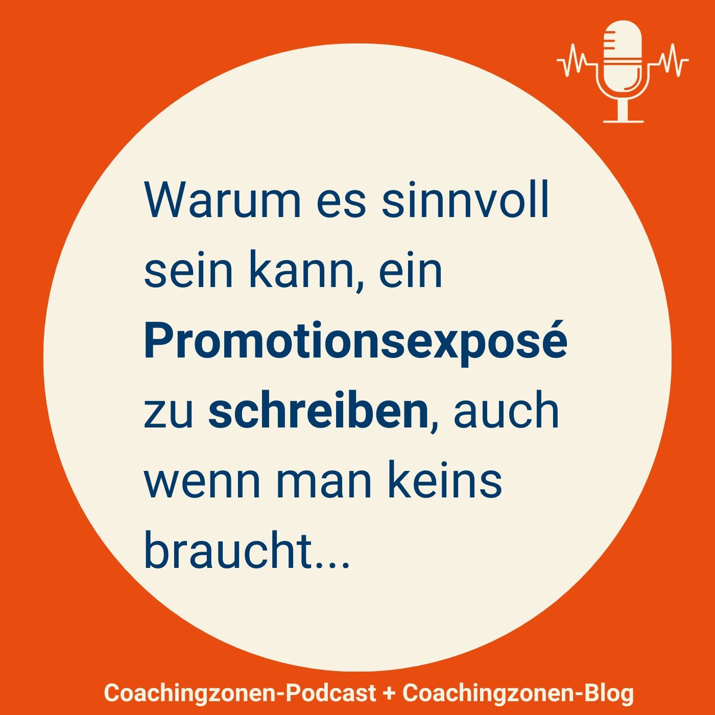 Promotionsexposé Spezial: Warum es sinnvoll sein kann, ein Exposé zu schreiben, auch wenn man keins braucht