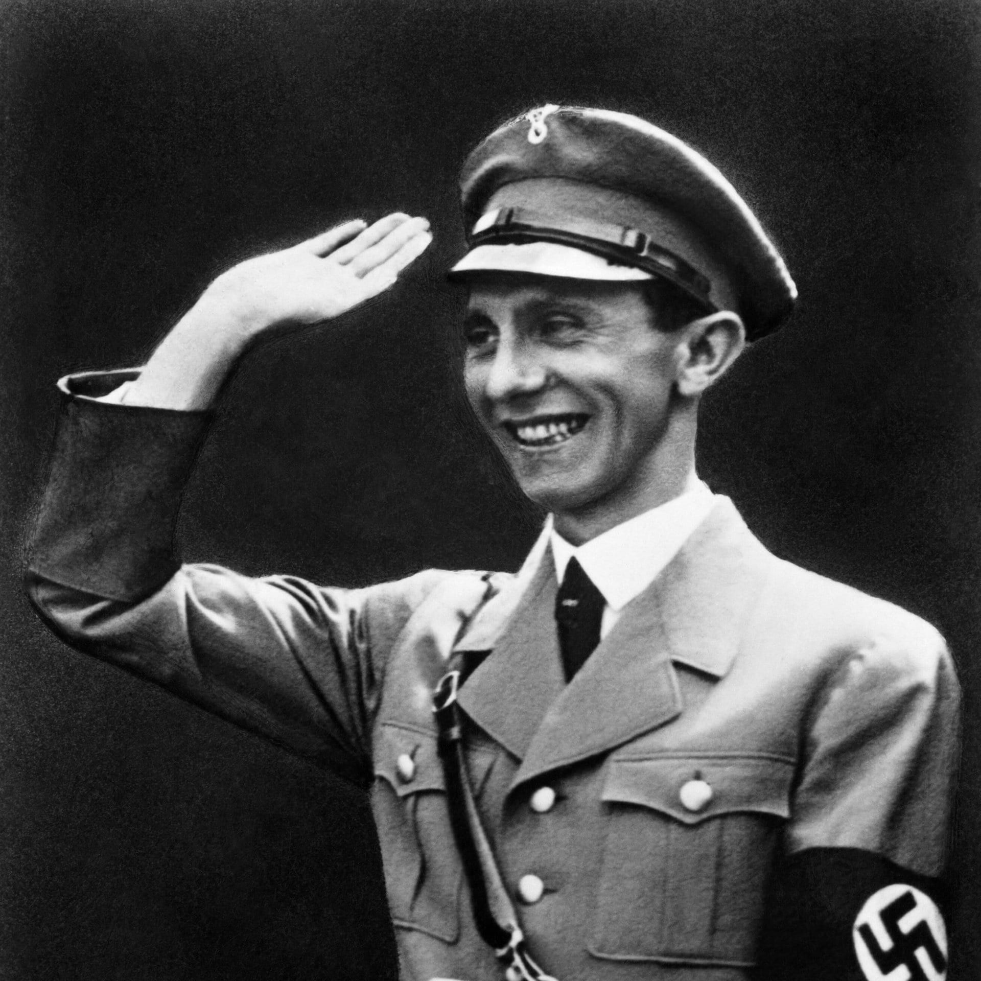 Propagandaminister Joseph Goebbels beim Norddeutschen Rundfunk | 16.6.1933