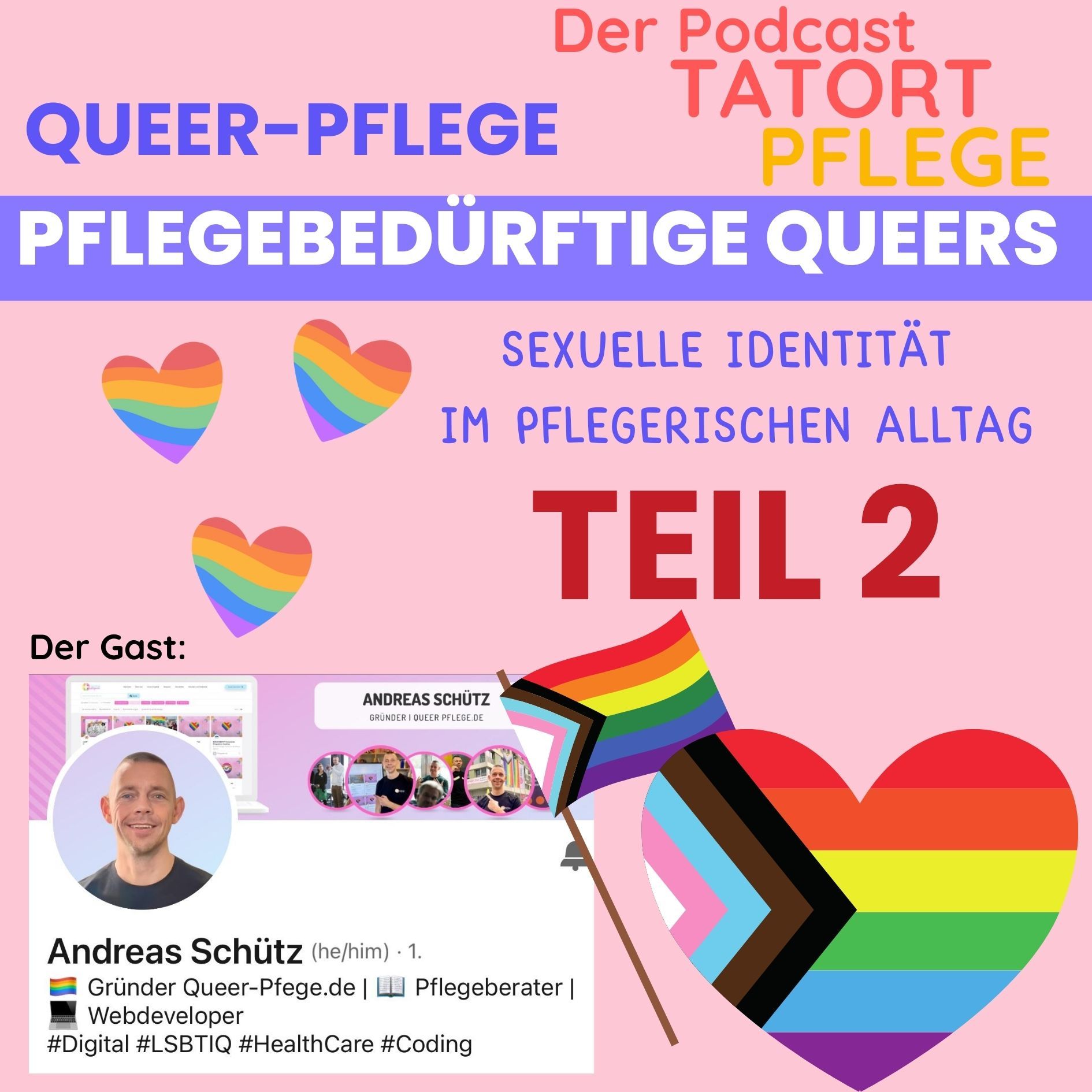 Queere Pflege im Fokus - Teil 2 – Zwei Fallbeispiele