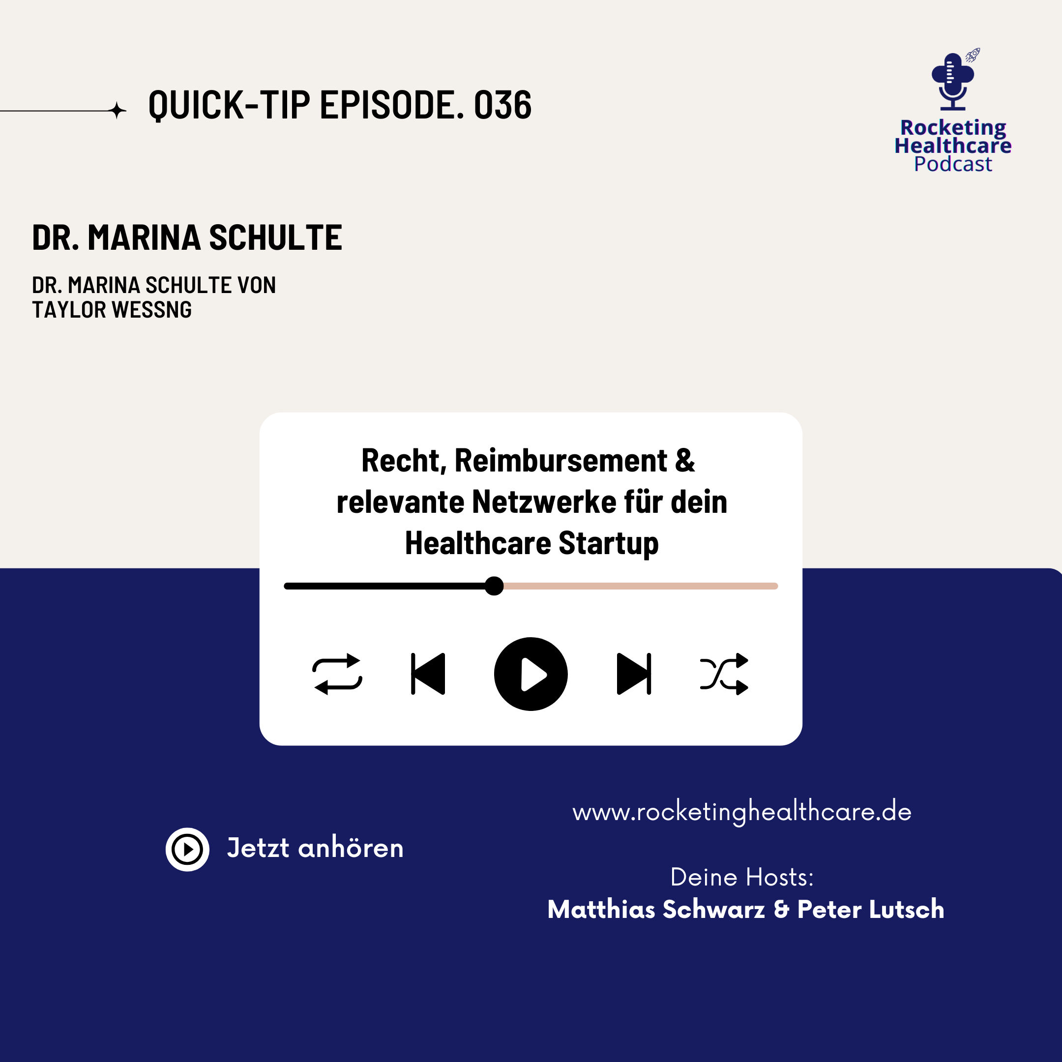 QuickTips #36: Mit Rechtsanwältin Dr. Marina Schulte von Taylor Wessing