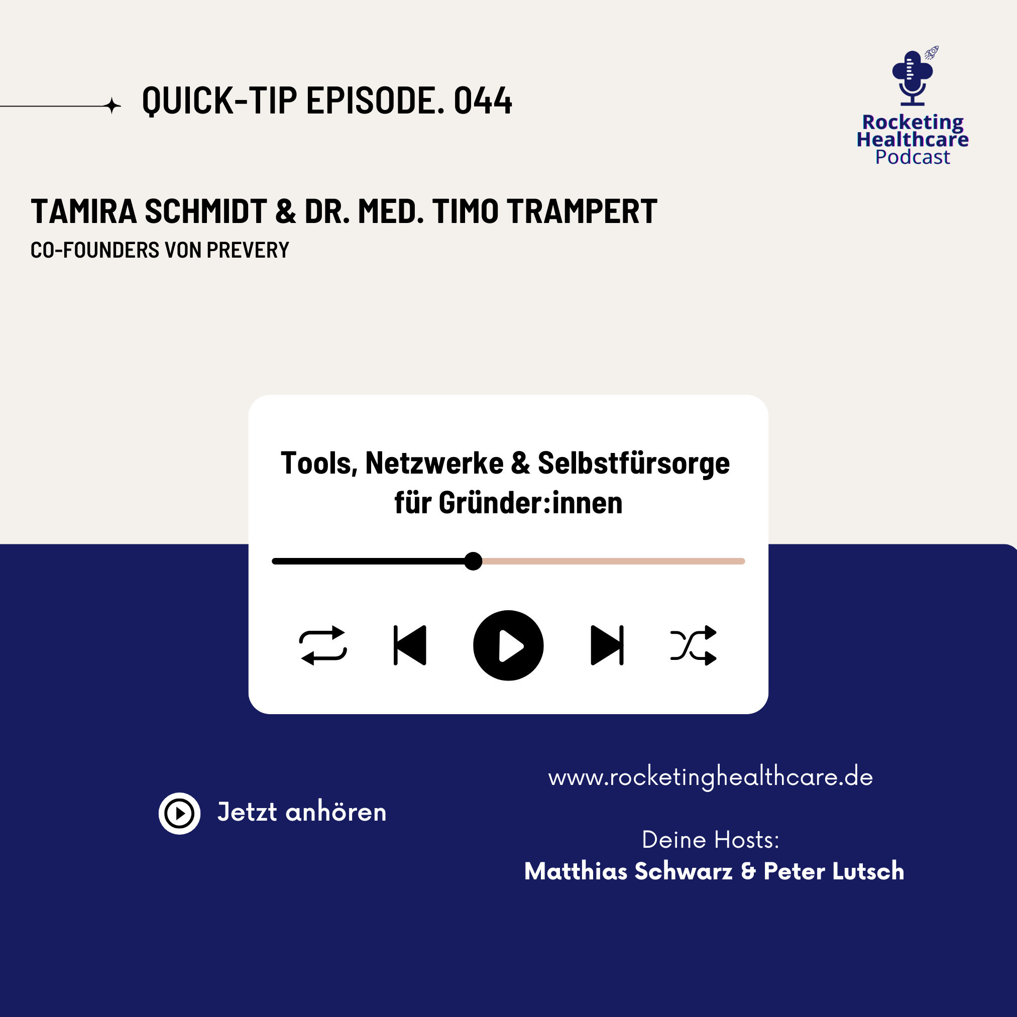 QuickTips #44: Tamira Schmidt & Dr. Timo Trampert, Co-Founders von PREVERY