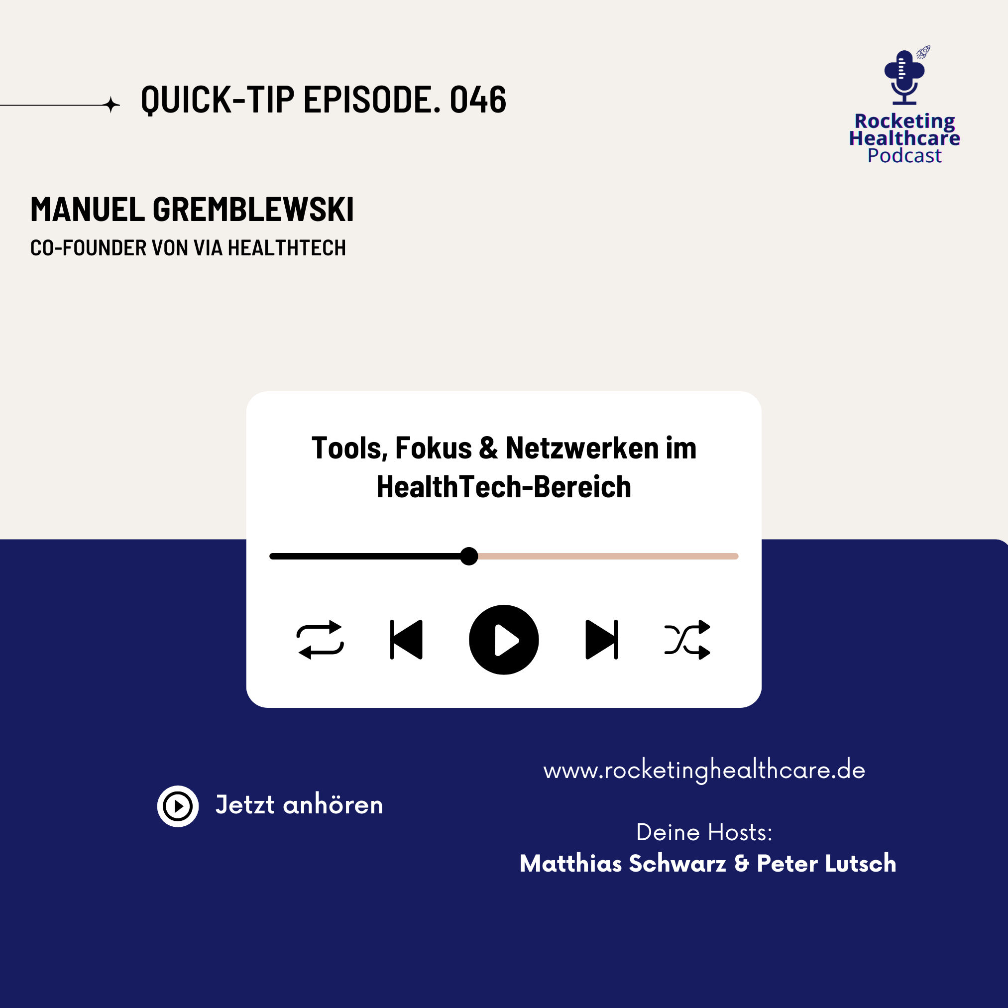 QuickTips #46: Tools, Fokus & Netzwerken im HealthTech-Bereich