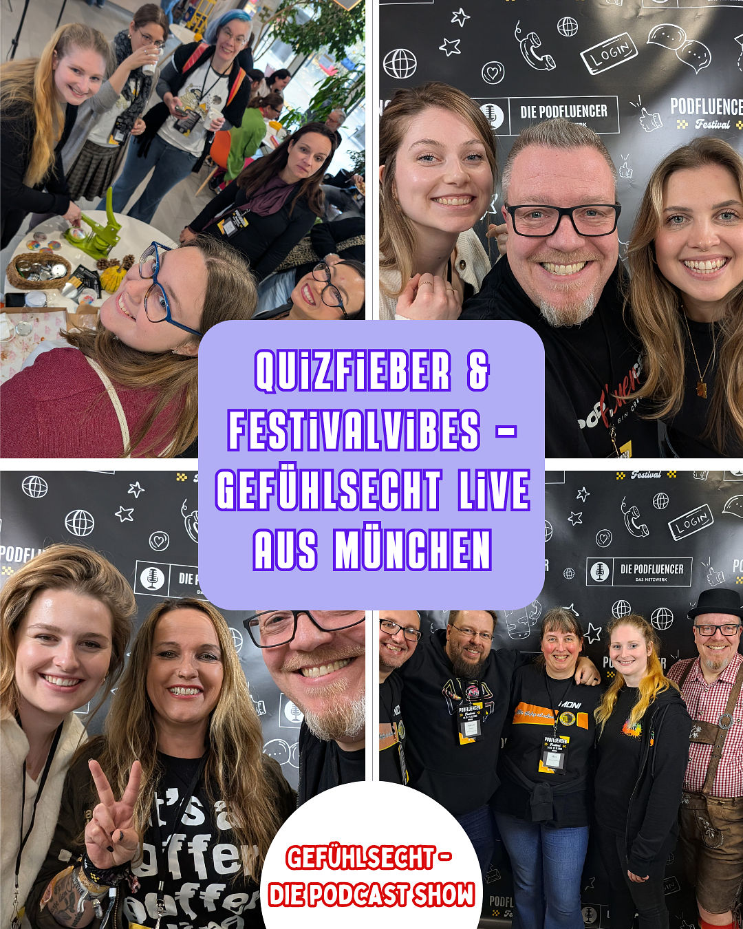 Quizfieber und Festivalvibes - Gefühlsecht live aus München