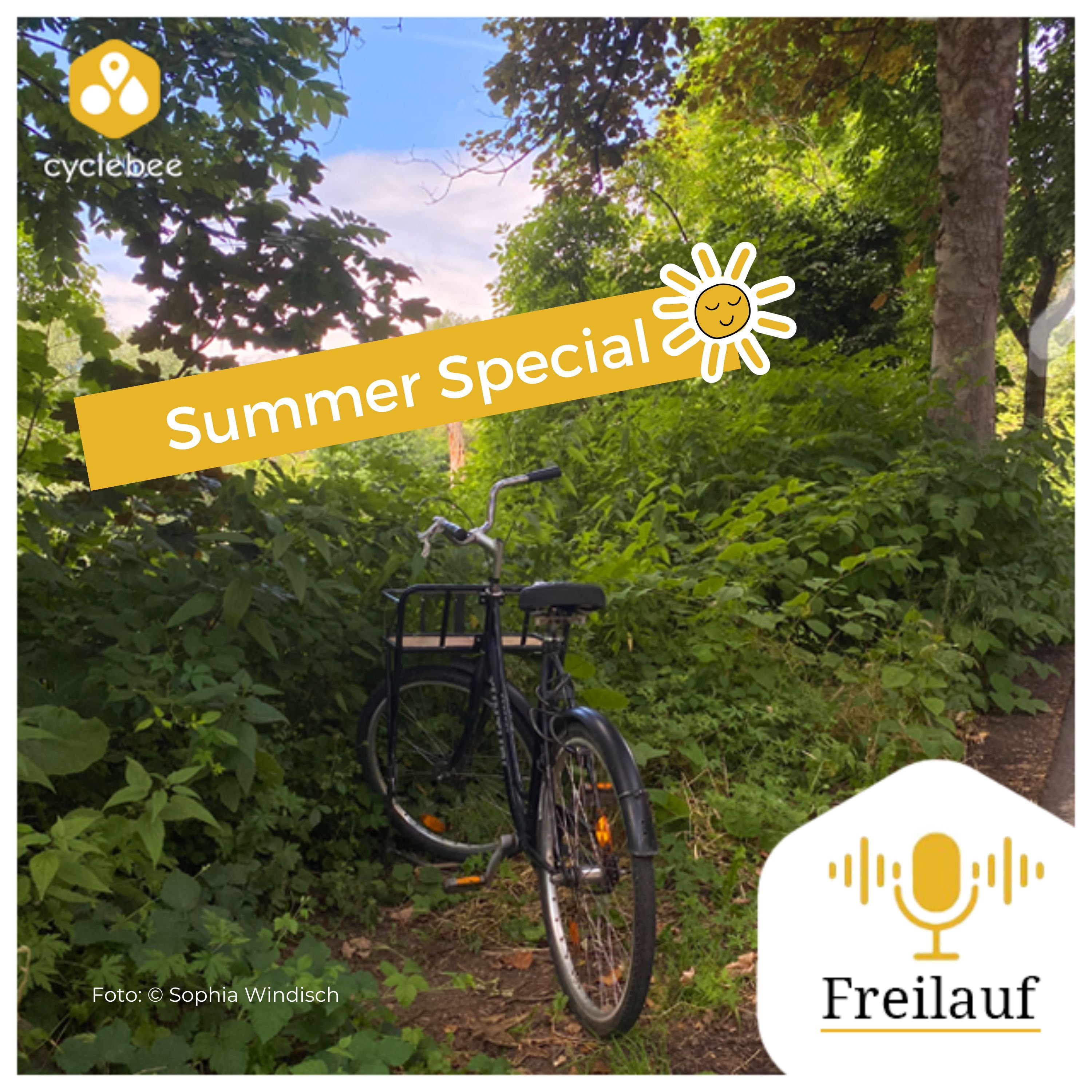 Radfahren in Graz - Begegnungen im Stadtpark und Augarten: Praktikantinnen Hannah und Sophia im Podcast Freilauf