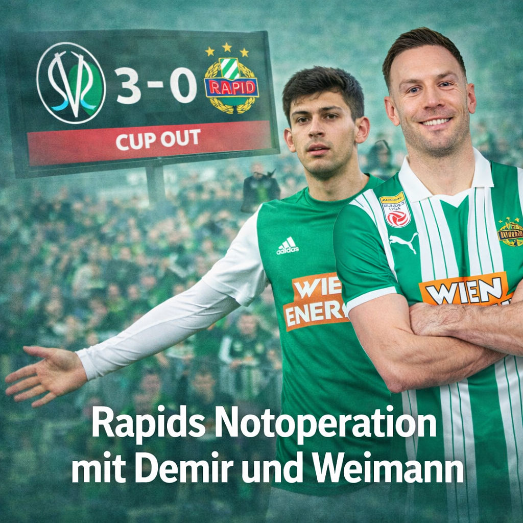 Rapids Notoperation mit Demir und Weimann