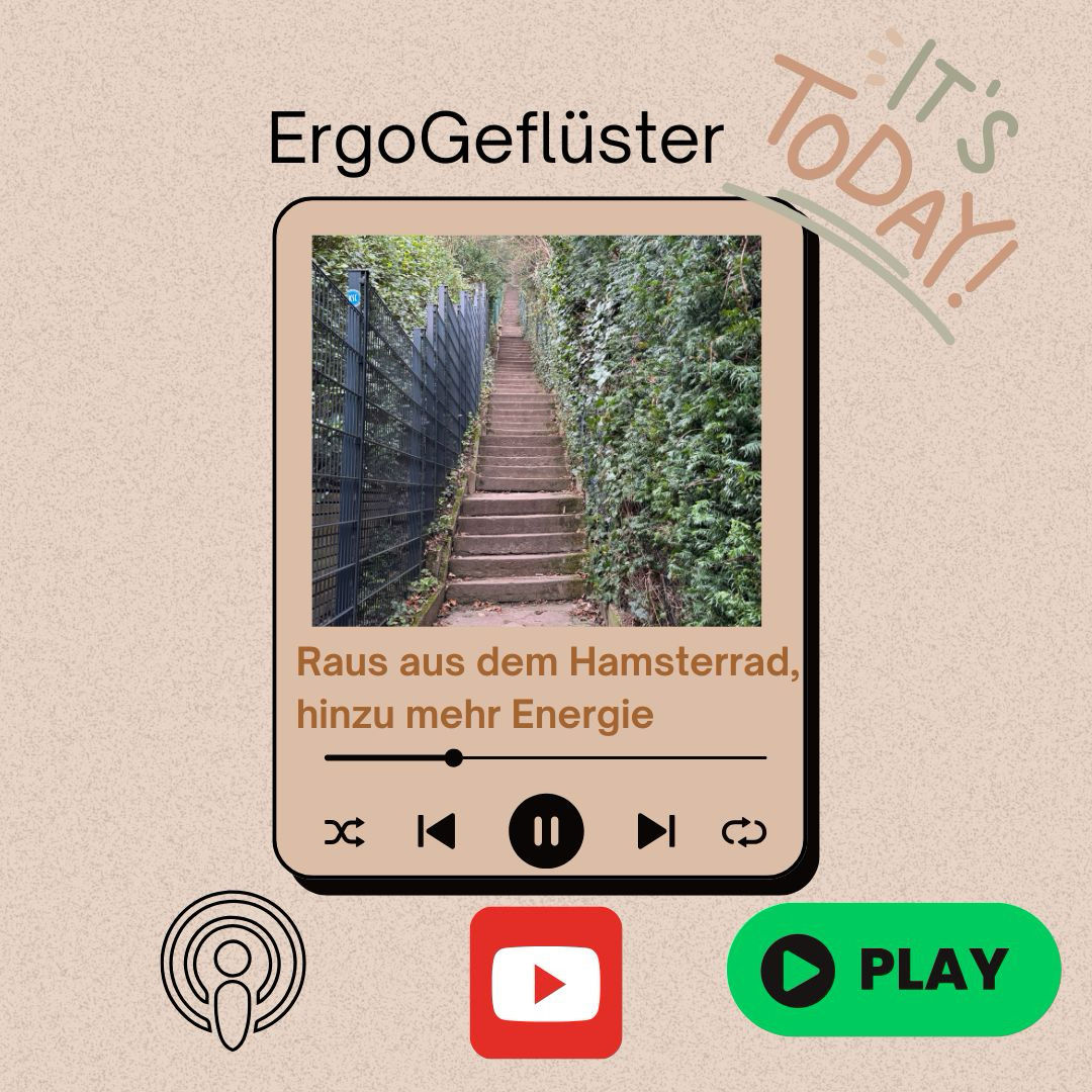 Raus aus dem Hamsterrad, hinzu mehr Energie
