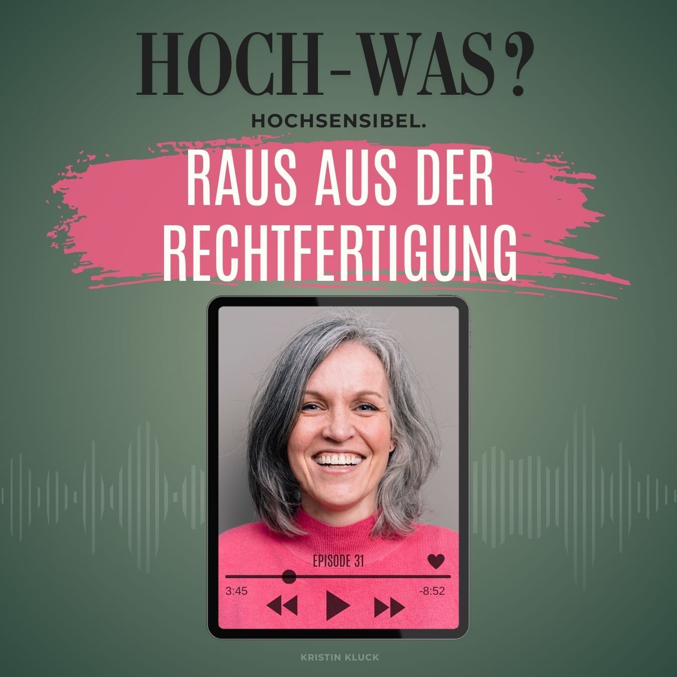 Raus aus der Rechtfertigung.