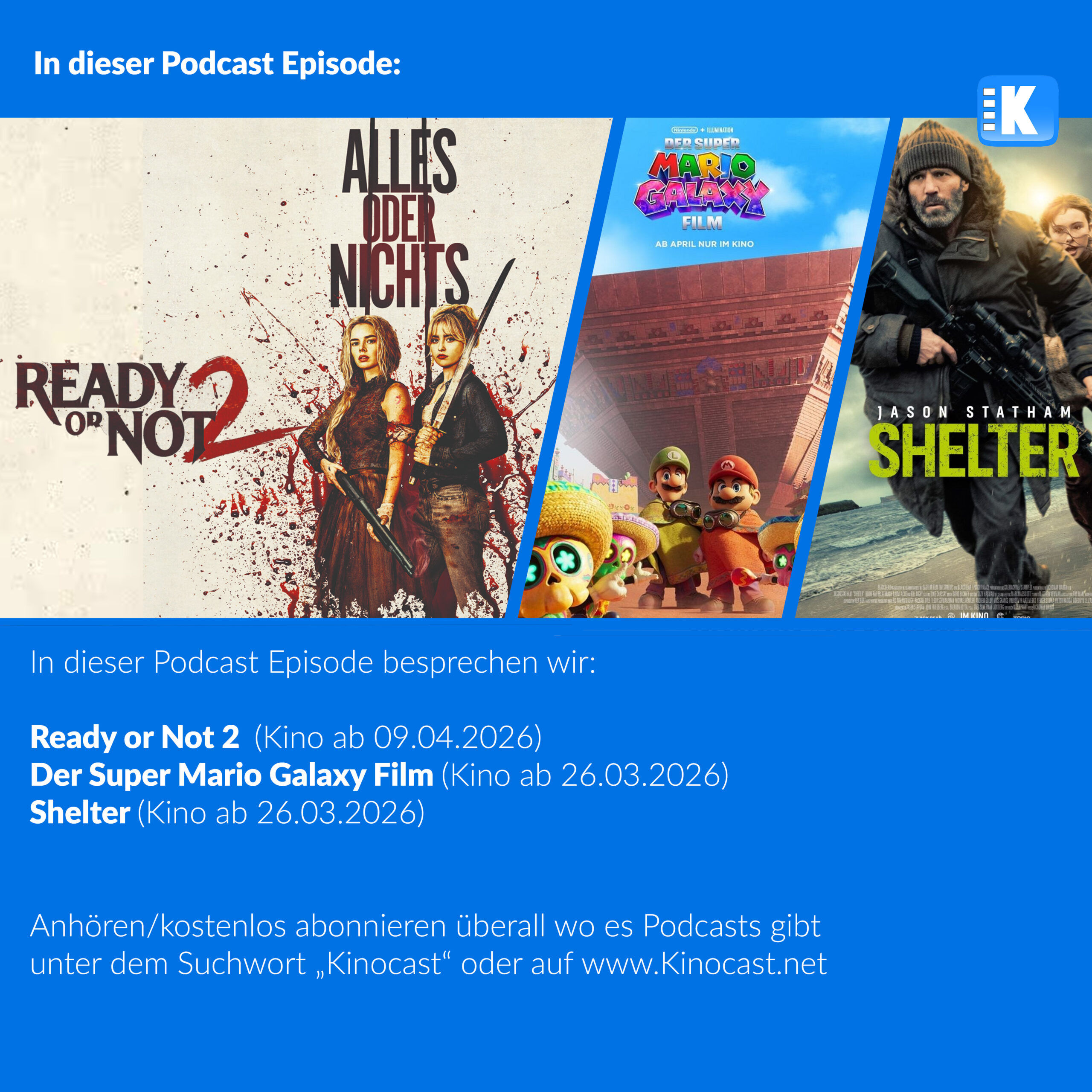 Ready or Not 2, Der Super Mario Galaxy Film, Shelter