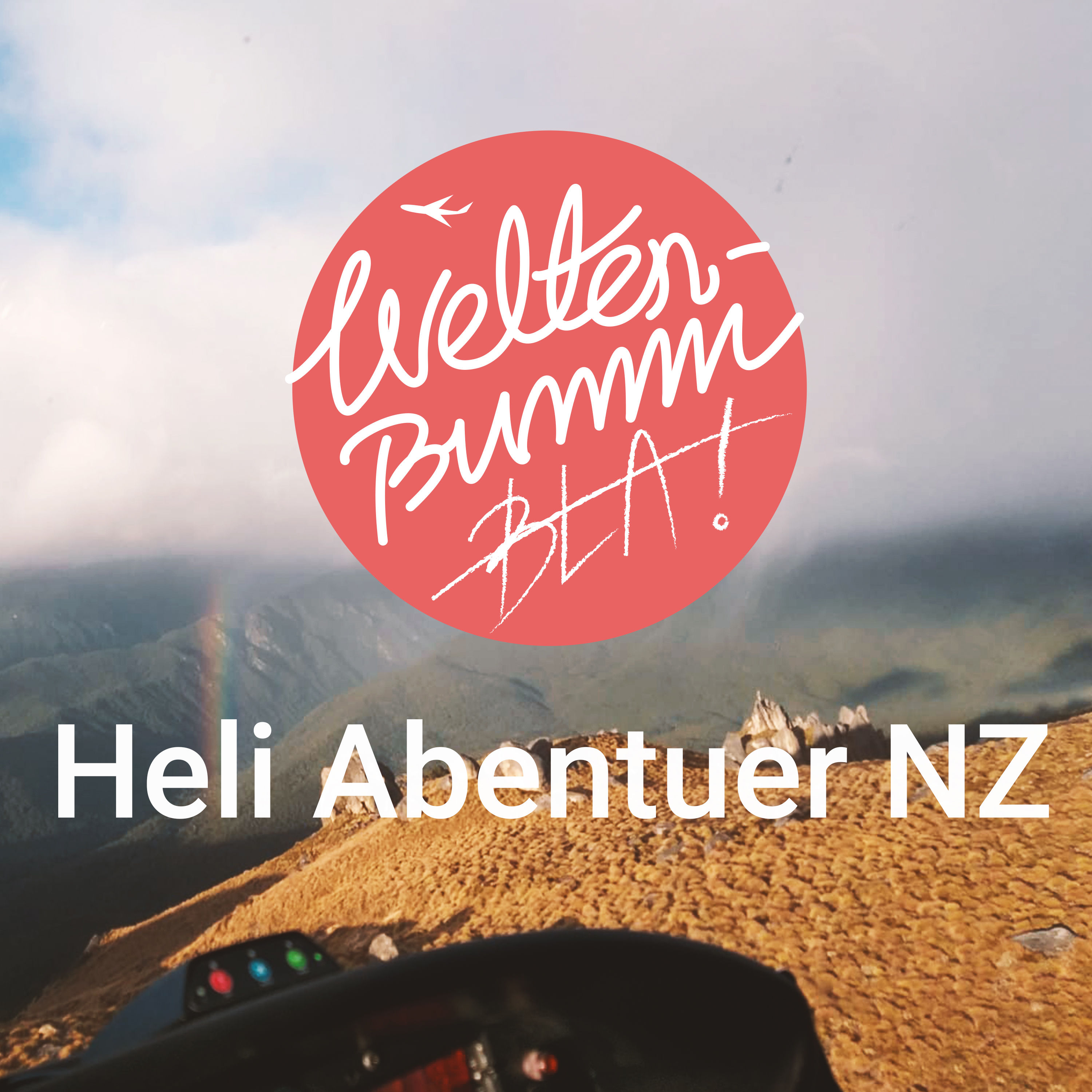 Reisen mit dem Hubschrauber zum Schlauchboot in Neuseeland