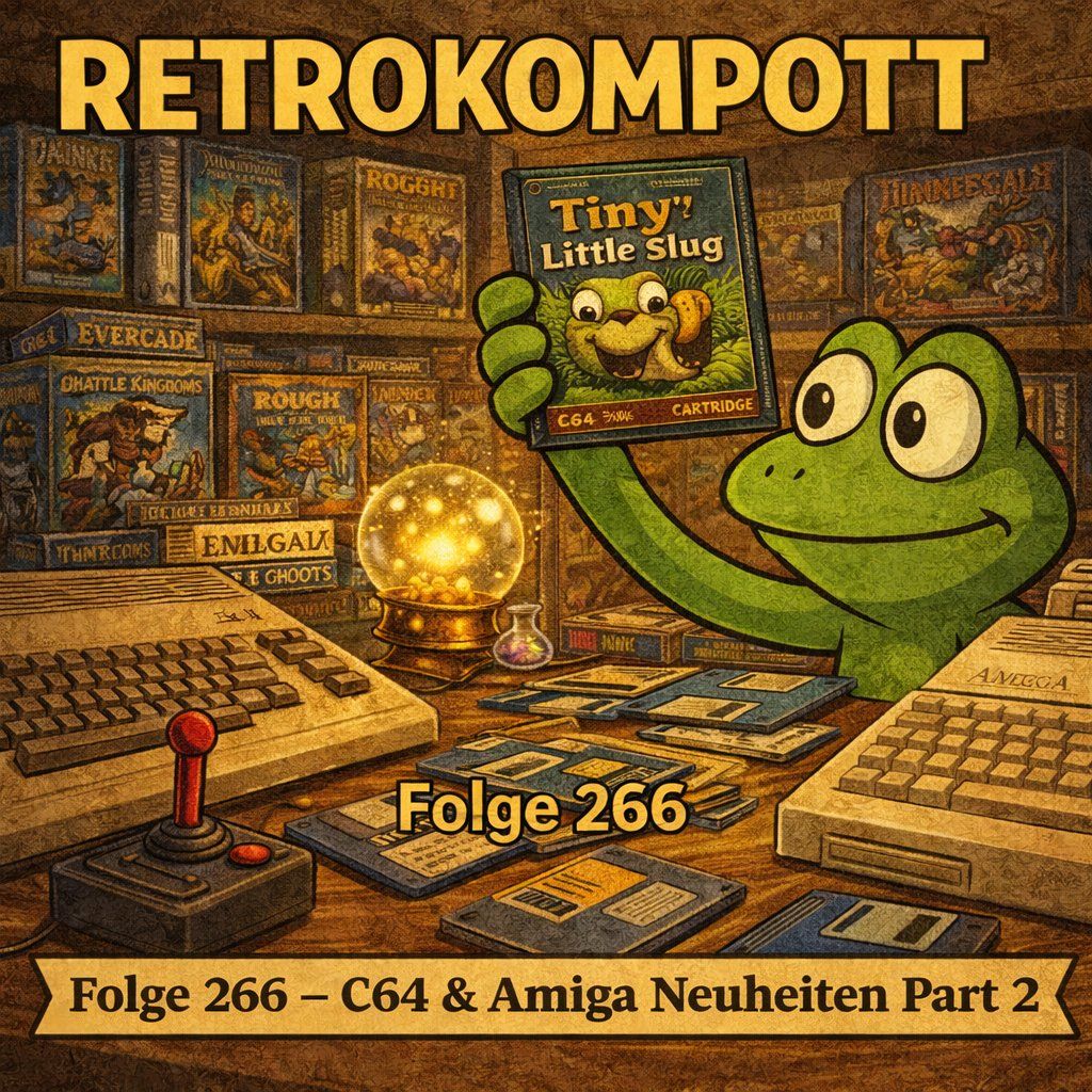 RETROKOMPOTT - 266 - C64 und Amiga Neuheiten Part 2 (08.02.2026)