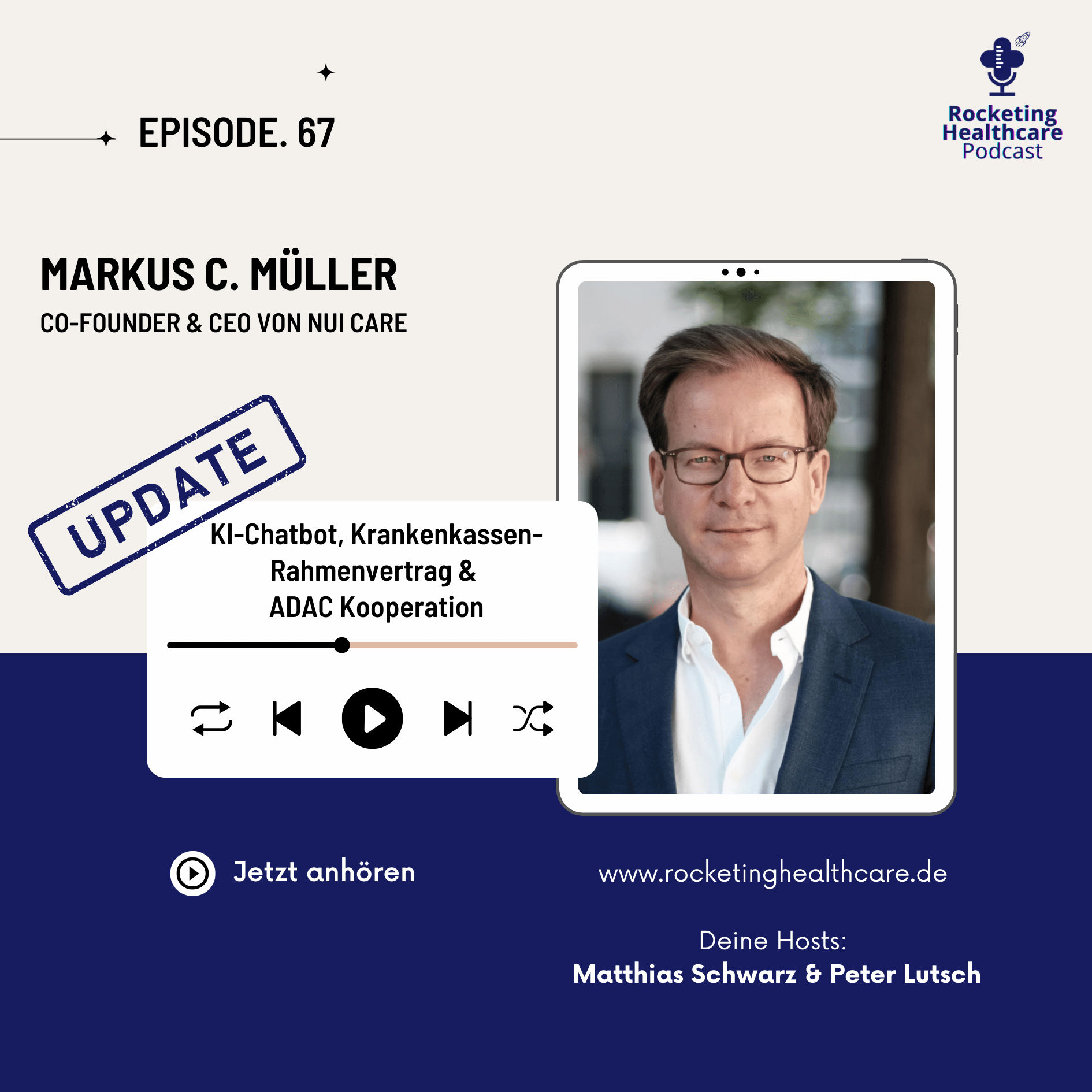 RHC 067: KI-Chatbot, Krankenkassen-Rahmenvertrag & ADAC Kooperation