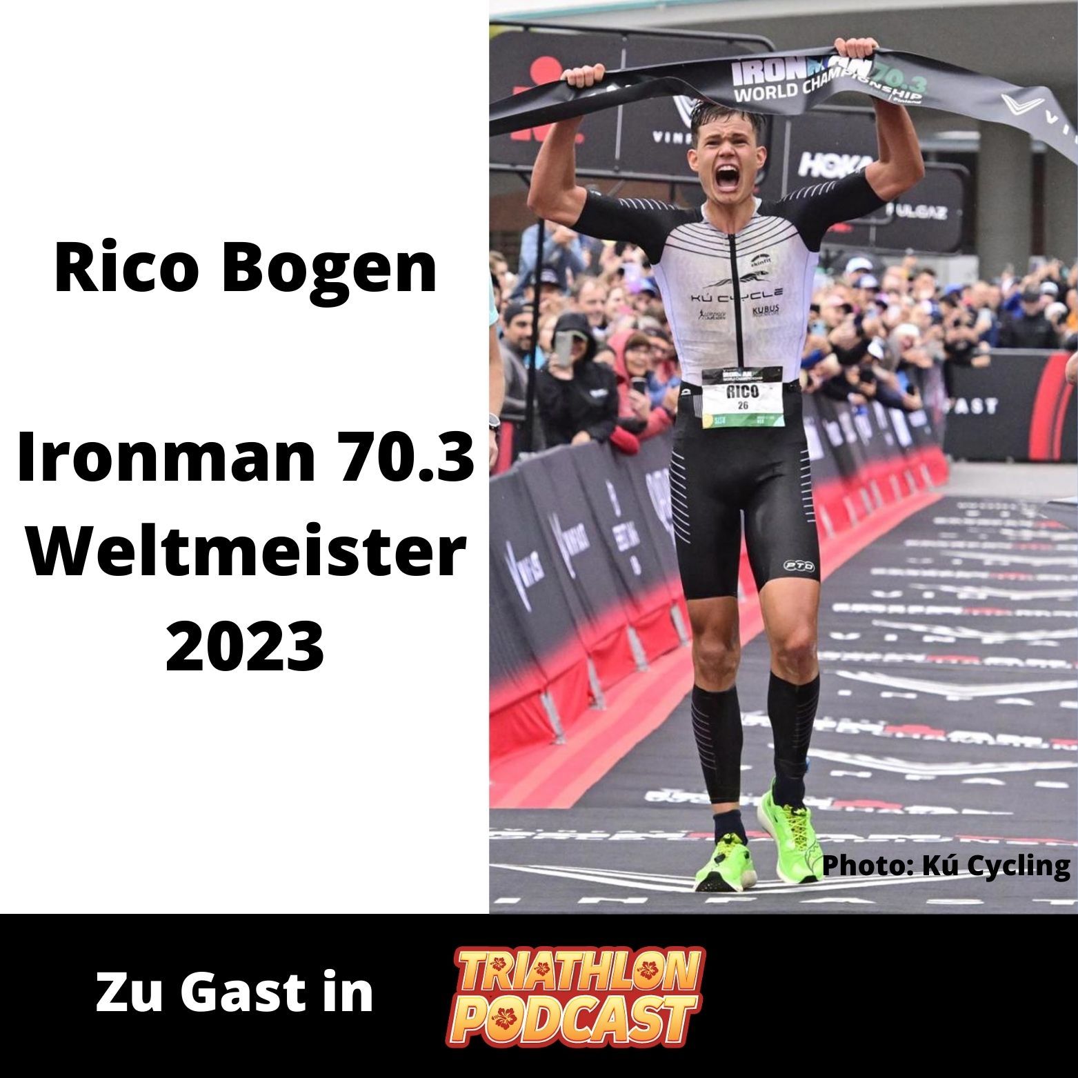 Rico Bogen - Ironman 70.3 Weltmeister 2023 in Lahti, Finnland