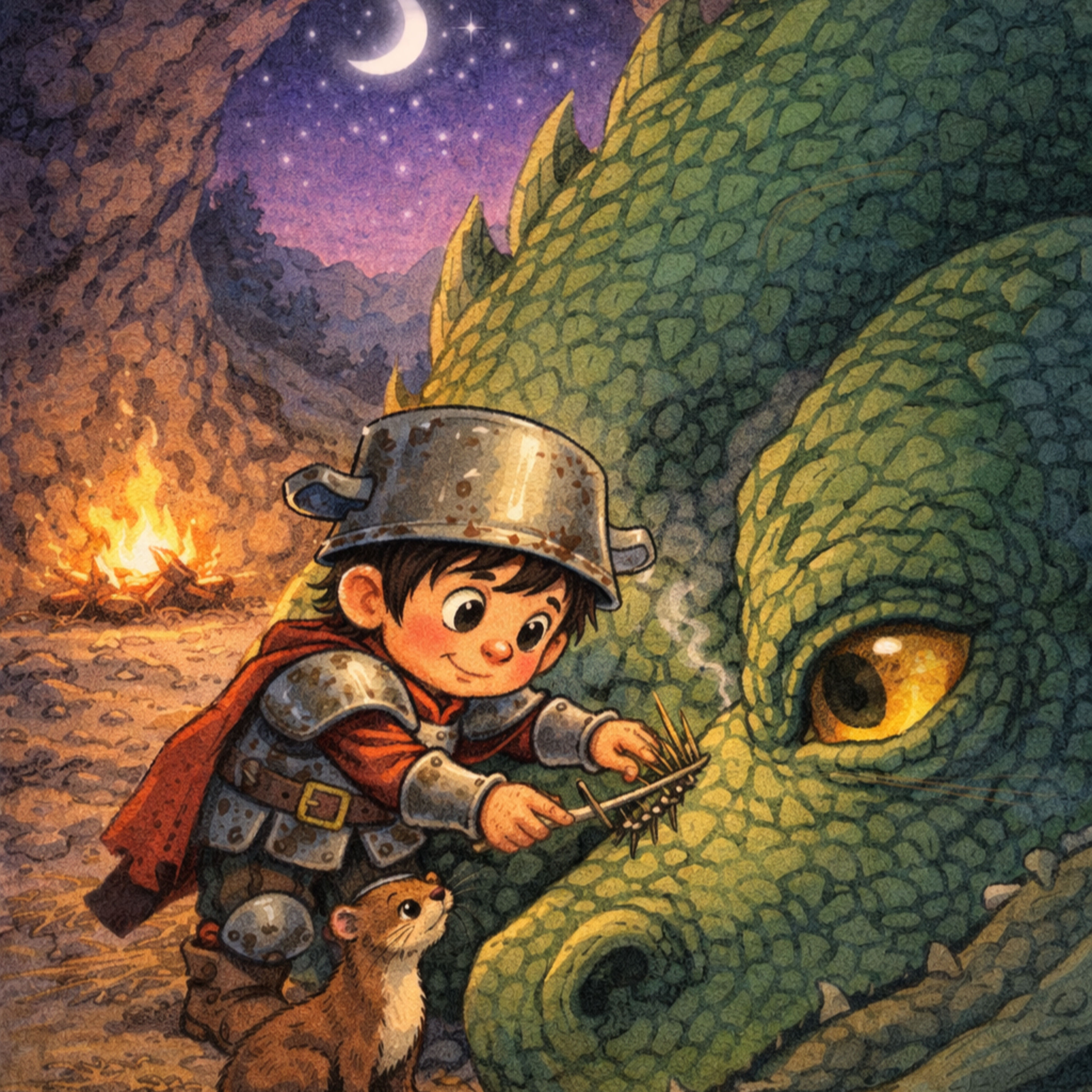 Ritter Felix & der schlafende Drache | „Gute Nacht“-Geschichte”