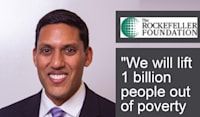 Rockefeller Foundation: We will lift 1 billion people out of poverty over a decade