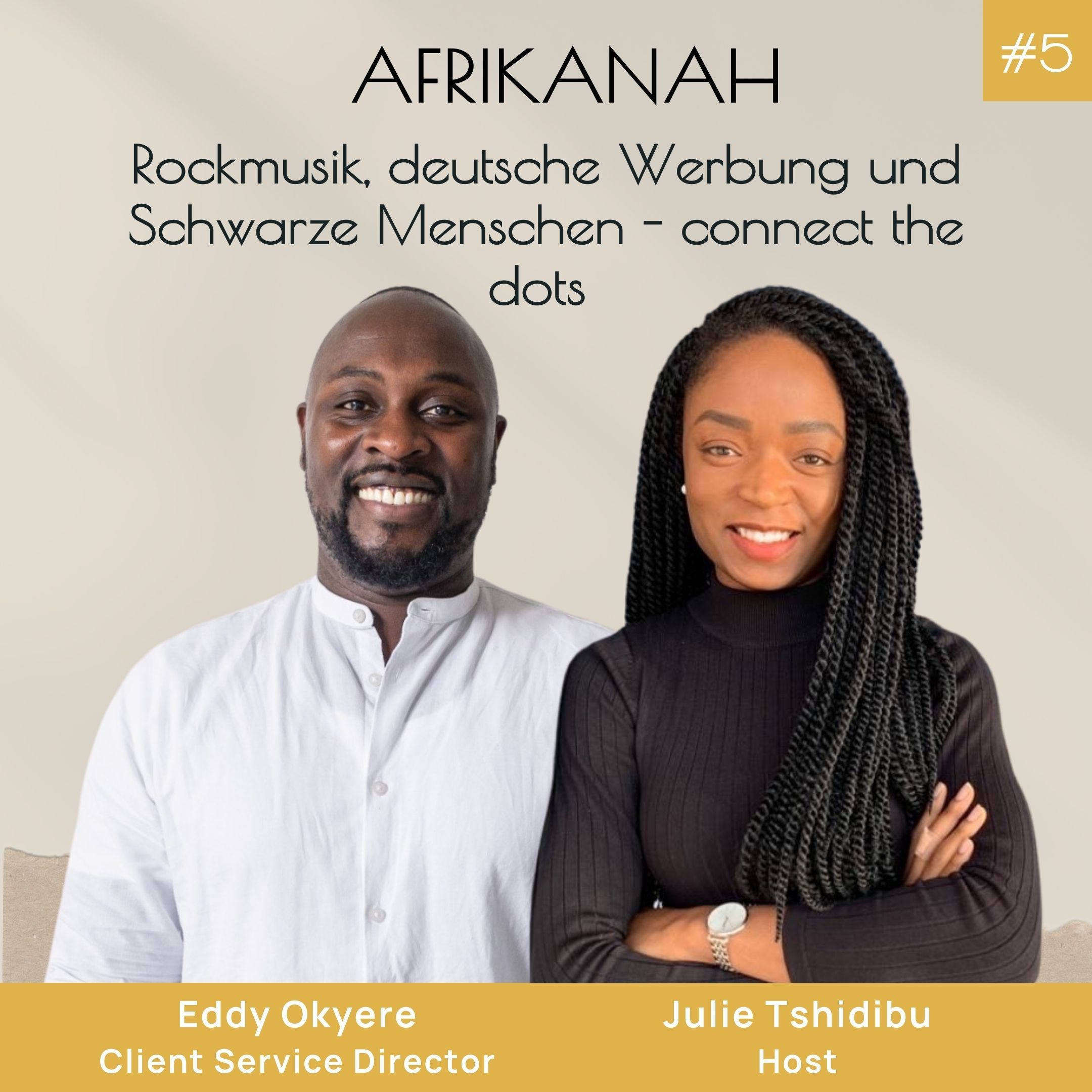 Rockmusik, deutsche Werbung und Schwarze Menschen - connect the dots; mit Eddy Okyere