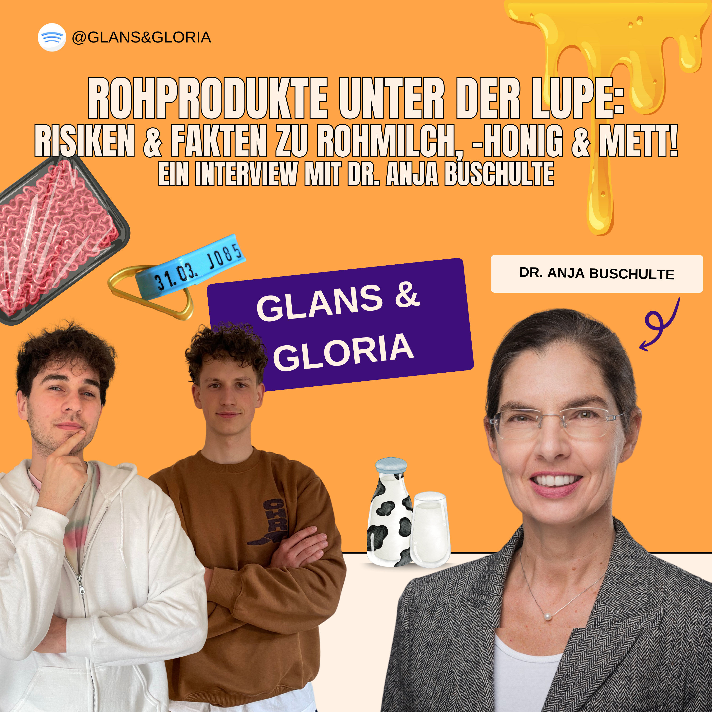 Rohprodukte unter der Lupe – Risiken und Fakten zu Rohmilch, Honig & Mett! feat. Dr. Anja Buschulte (ZUSATZFOLGE)