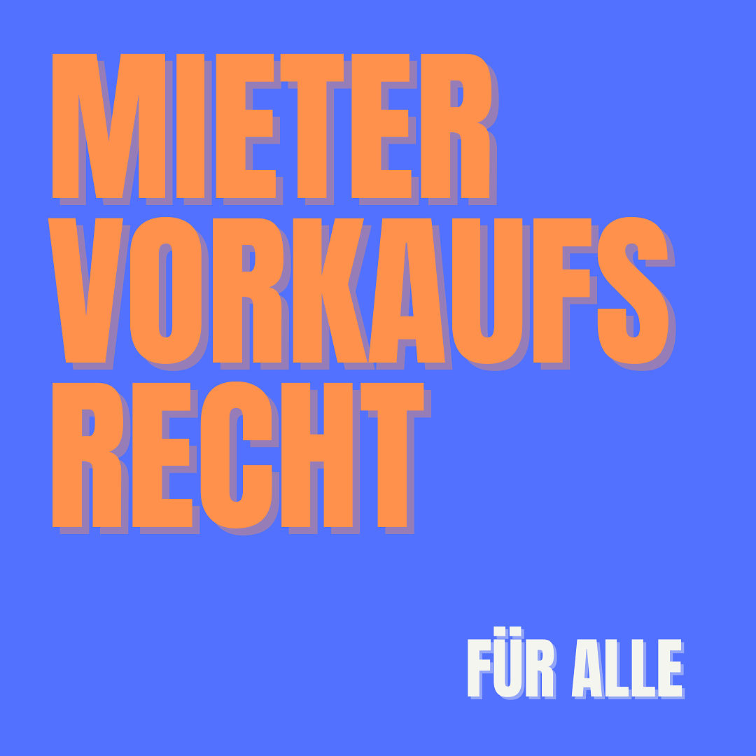 RS010 Ein neues Vorkaufrecht für alle Mieter von Wohnungen und Einfamilienhäusern