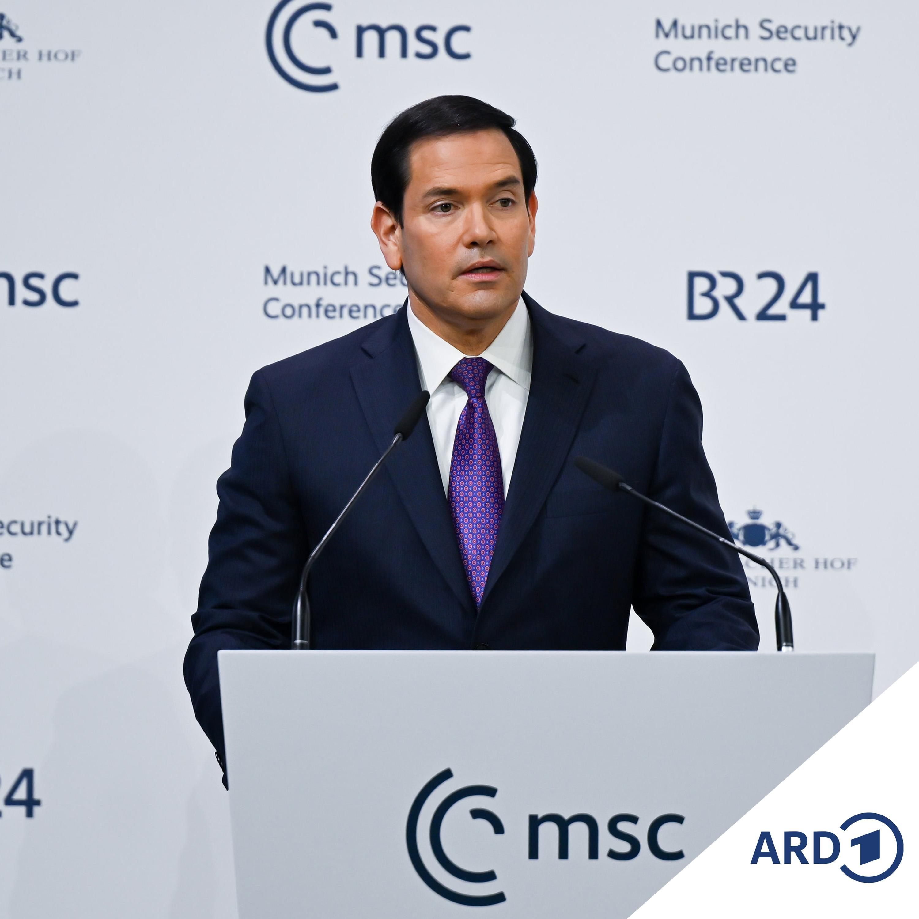 Rubio-Rede in München: sanft im Ton, knallhart in der Sache