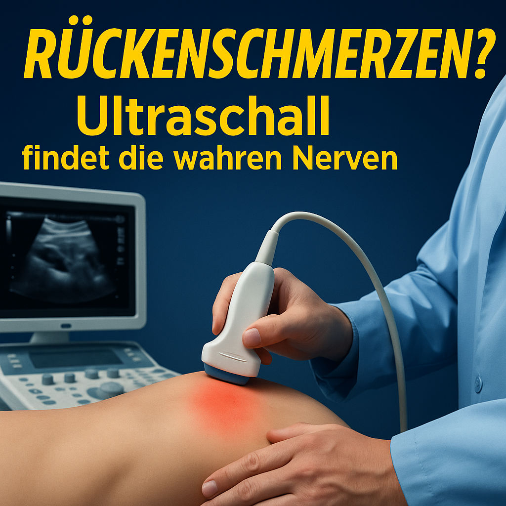 Rückenschmerzen trotz gesunder Wirbelsäule? So hilft Ultraschall, die wahren Nerven zu finden!