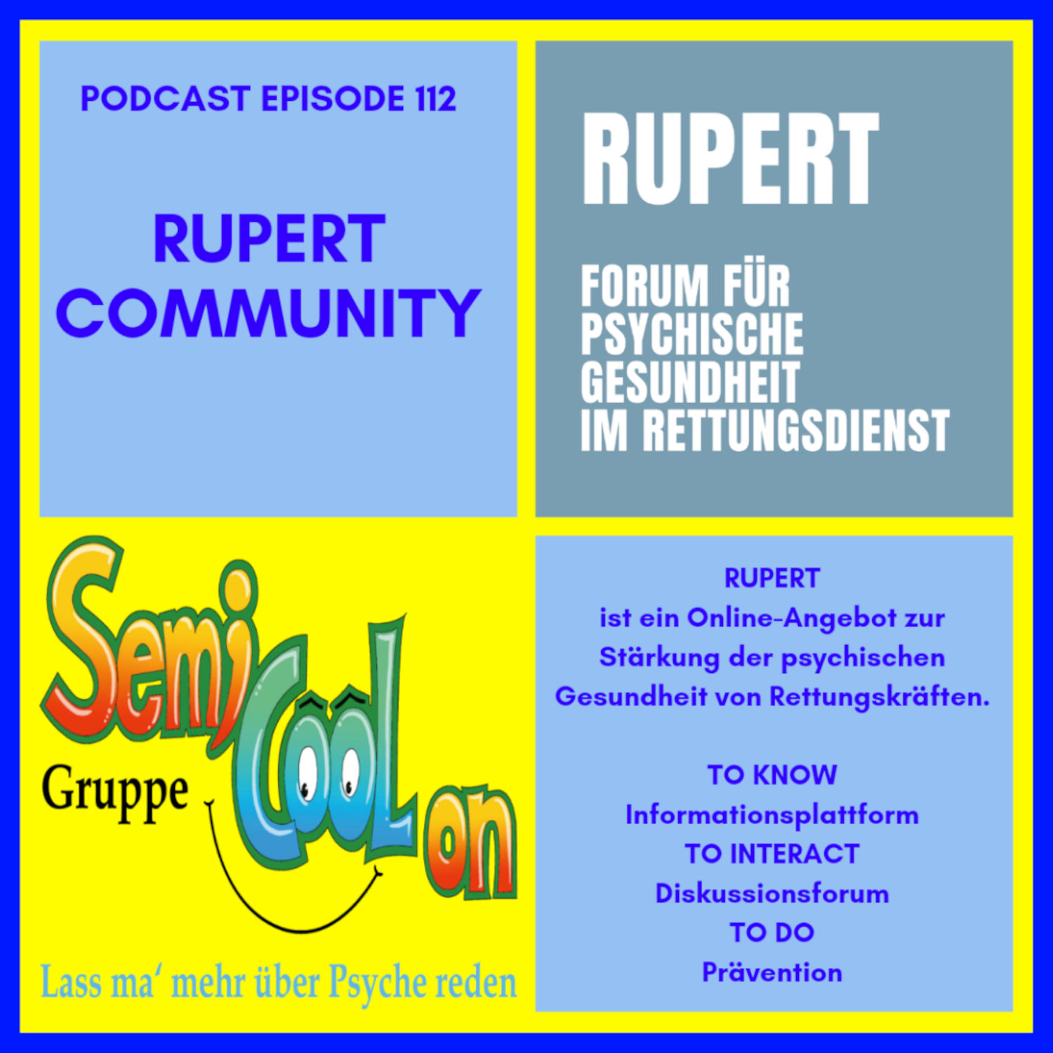 RUPERT - foRUm für Psychische gEsundheit im RetTungsdienst