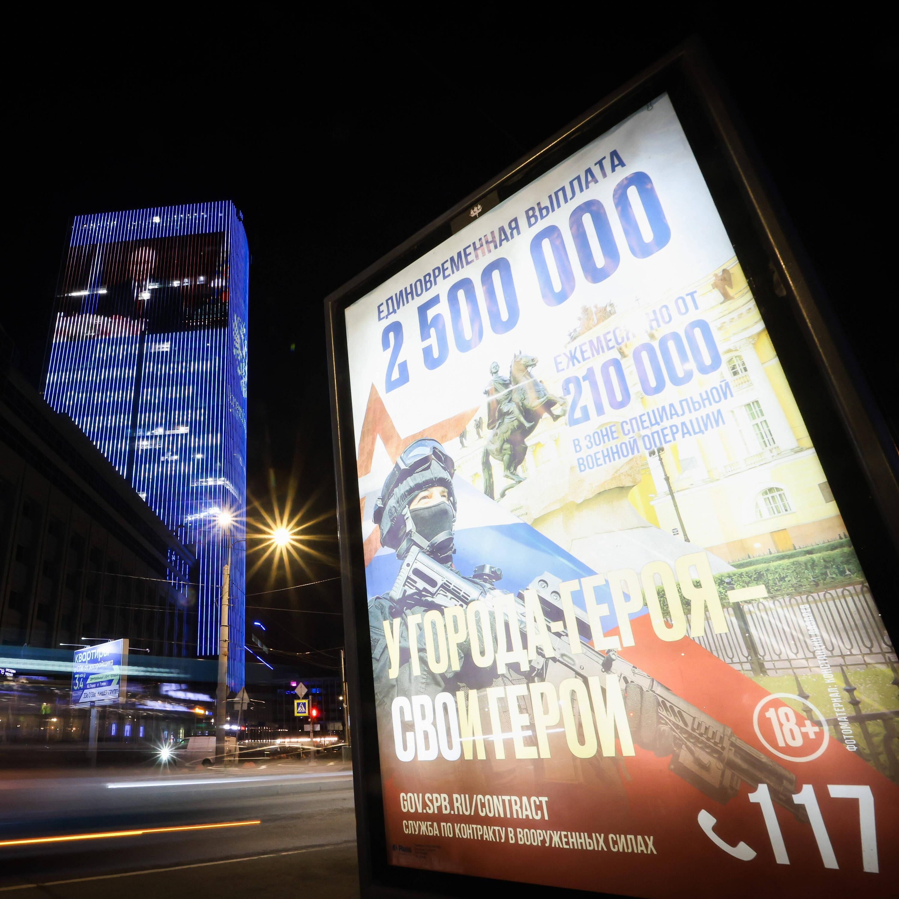 Russland rekrutiert Kämpfer aus 48 Ländern - allein in Moskau