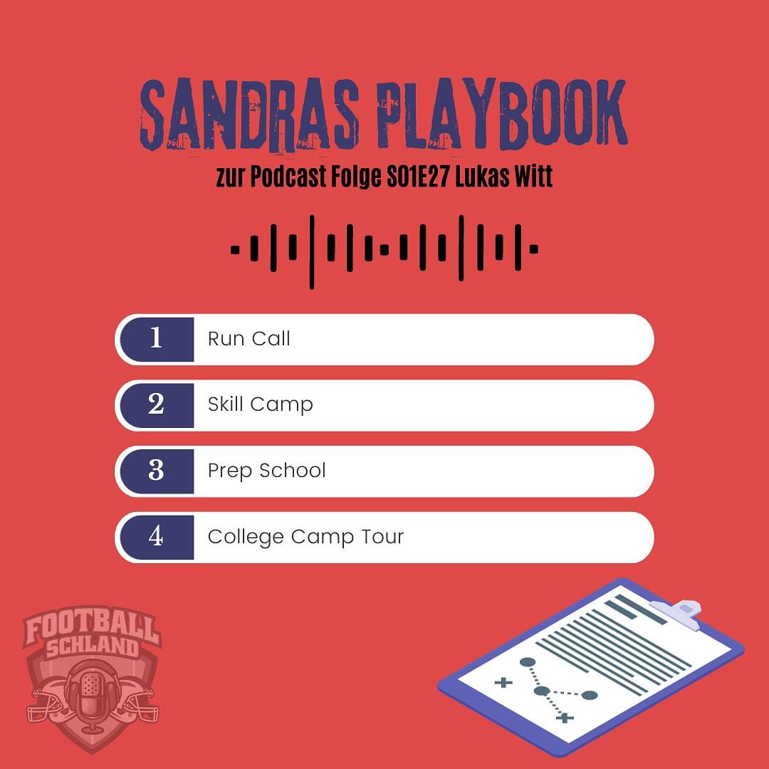 S01E28 Sandras Playbook zu E27 Lukas Witt
