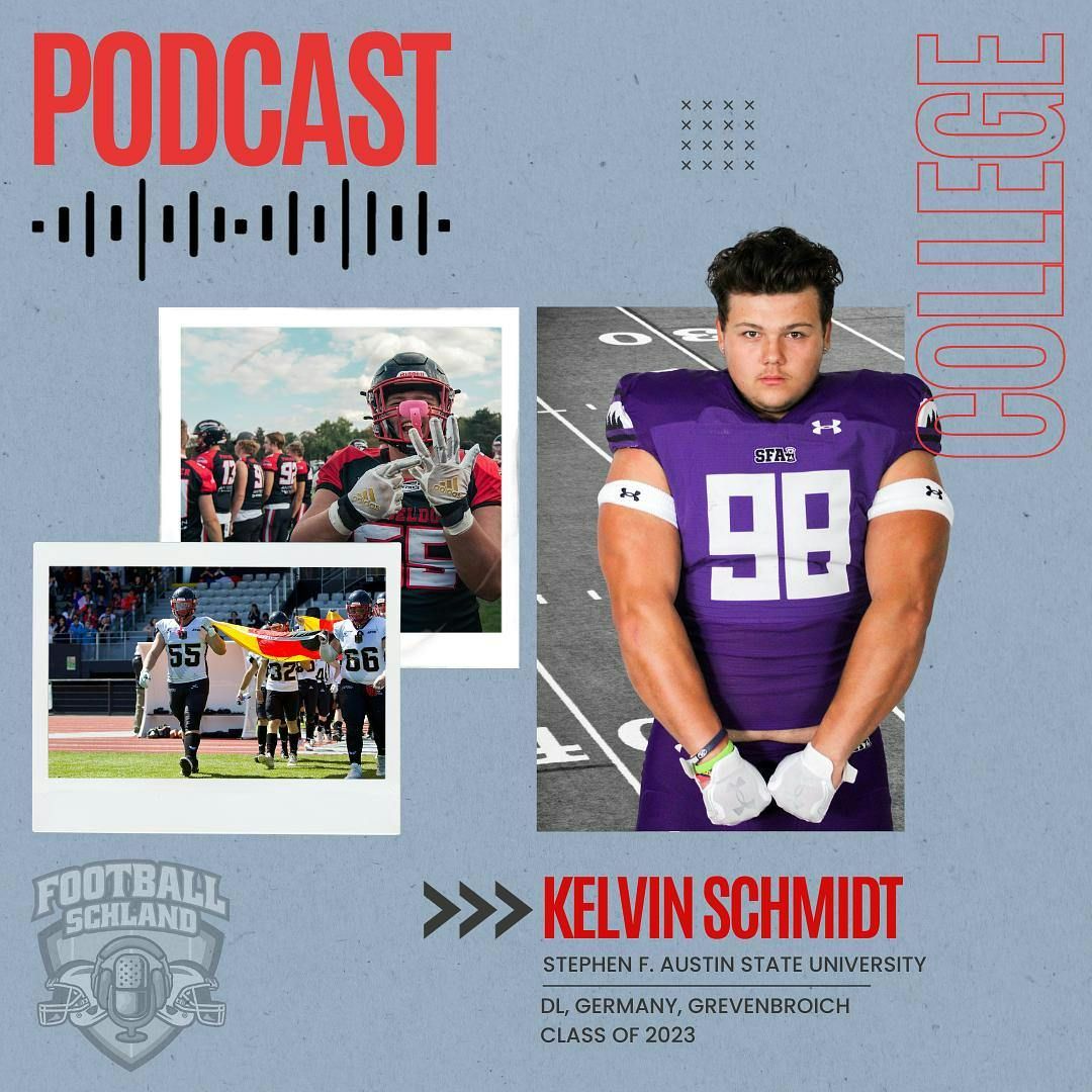 S01E62 Im Gespräch mit Kelvin Schmidt, DT, Stephen F. Austin State University