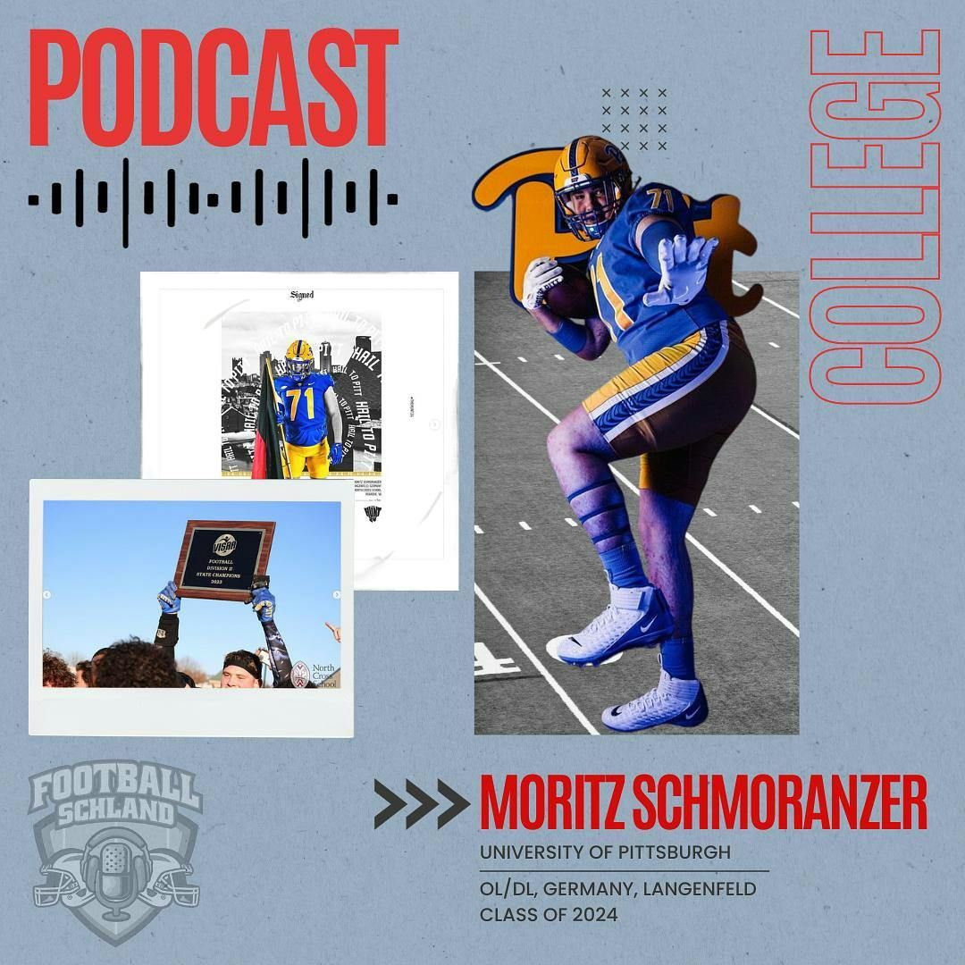 S01E64 Update mit Moritz Schmoranzer, OL DL, Pittsburgh Panthers