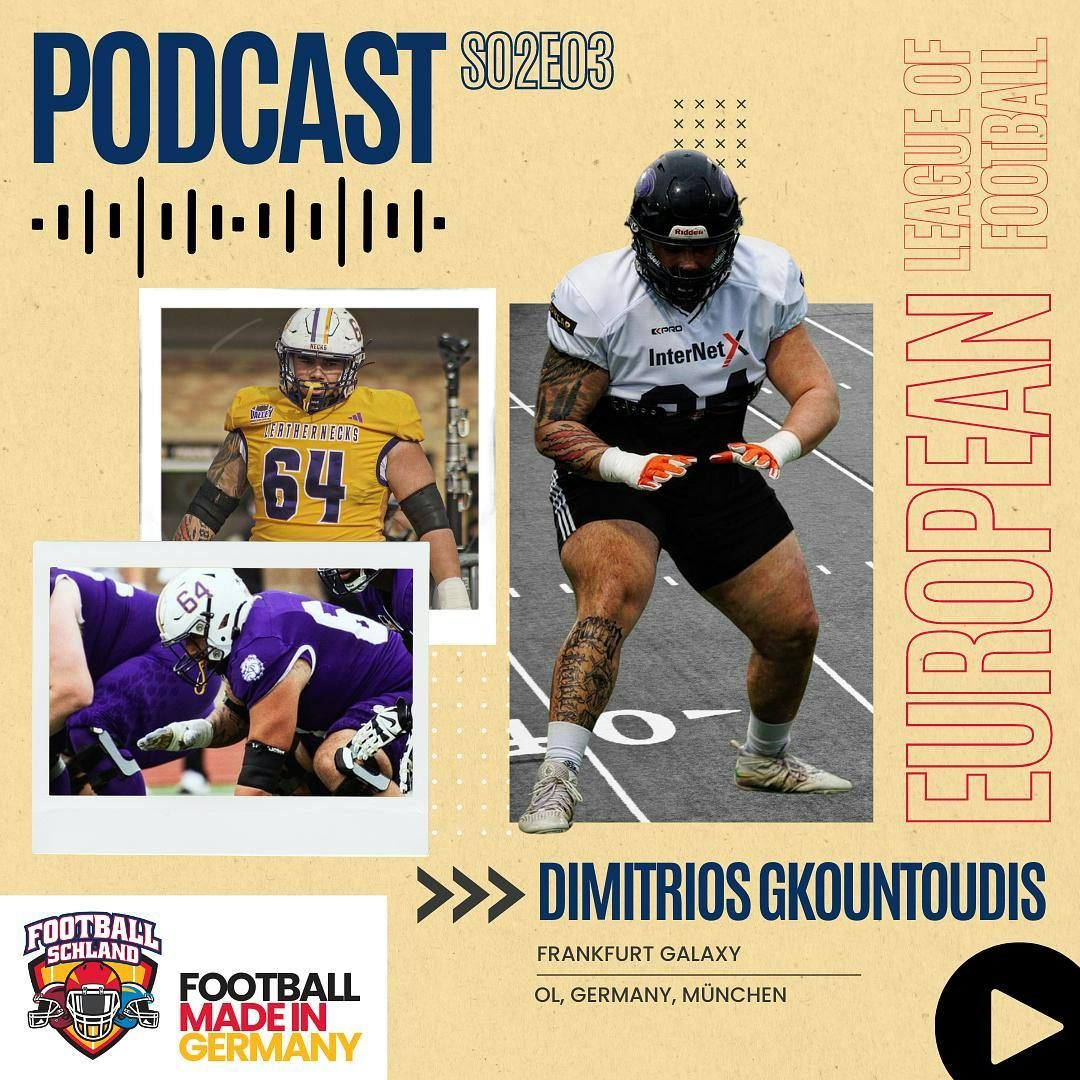 S02E03 Im Gespräch mit Dimitrios Gkountoudis, OL, Frankfurt Galaxy