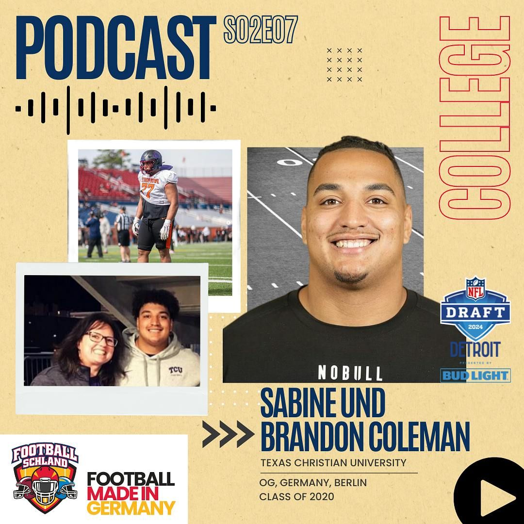 S02E07 Im Gespräch mit Sabine und Brandon Coleman, OG, Texas Christian University, Horned Frogs