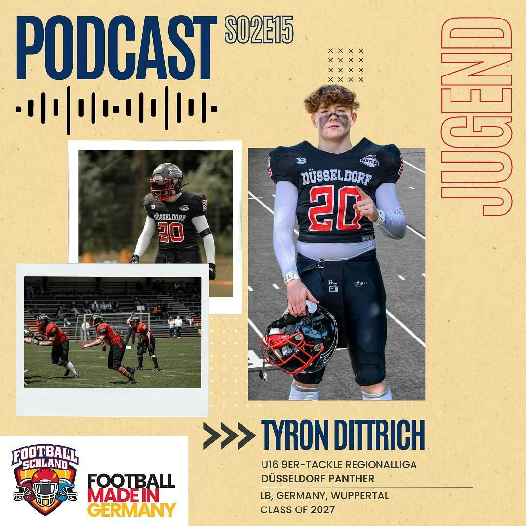 S02E15 Im Gespräch mit Tyron Dittrich, LB/P, Düsseldorf Panther U16