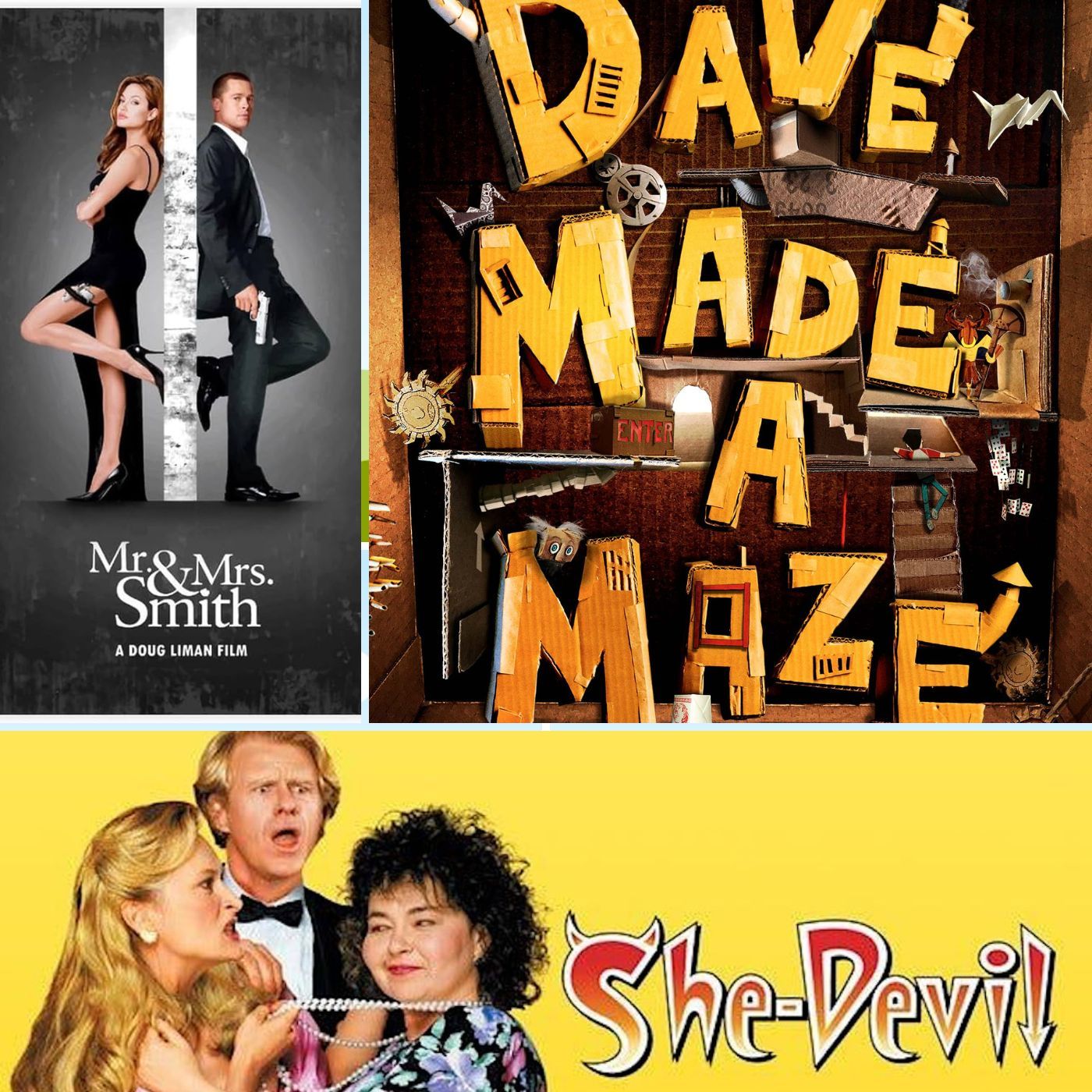 S02E19 - Die Teufelin, Mr. and Mrs. Smith, Dave made a maze