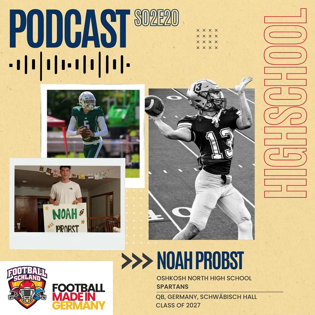 S02E20 Im Gespräch mit Noah Probst, QB, Oshkosh North High School Spartans