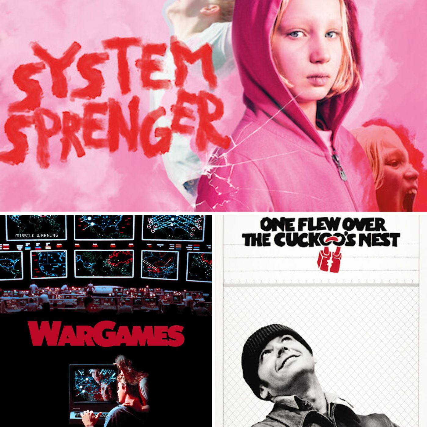 S02E31 -Einer flog über das Kuckucksnest, Wargames, Systemsprenger