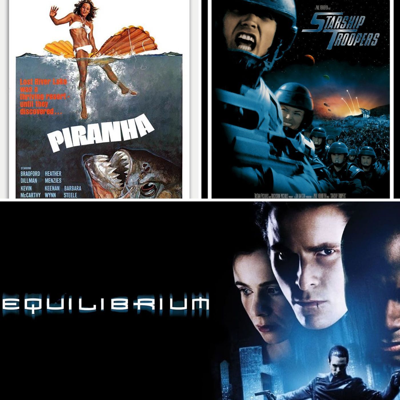 S02E37 - Equilibrium, Piranhas, Starship Troopers