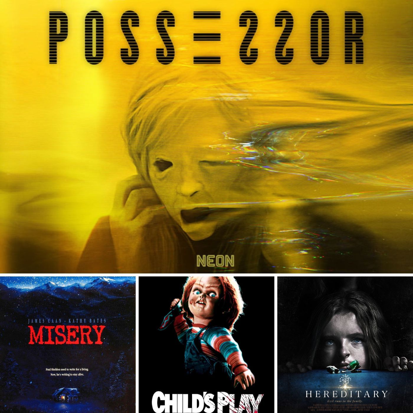 S02E45 - Chucky, die Mörderpuppe, Possessor, Misery, Hereditary