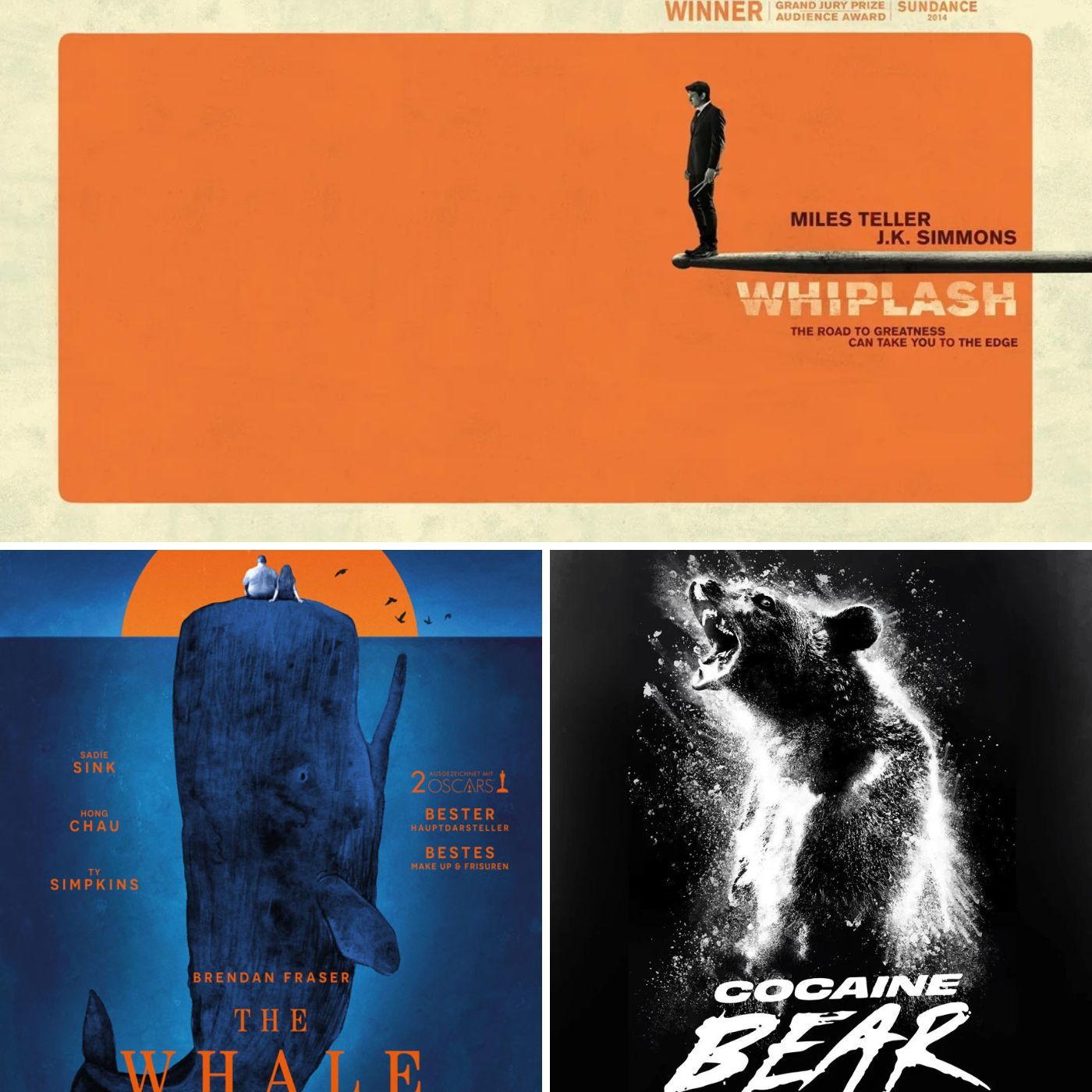 S02E54 - Cocaine Bear, The Whale, Whiplash