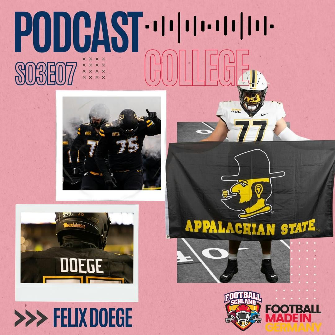 S03E07 Im Gespräch mit Felix Doege, OL, Appalachian State Mountaineers