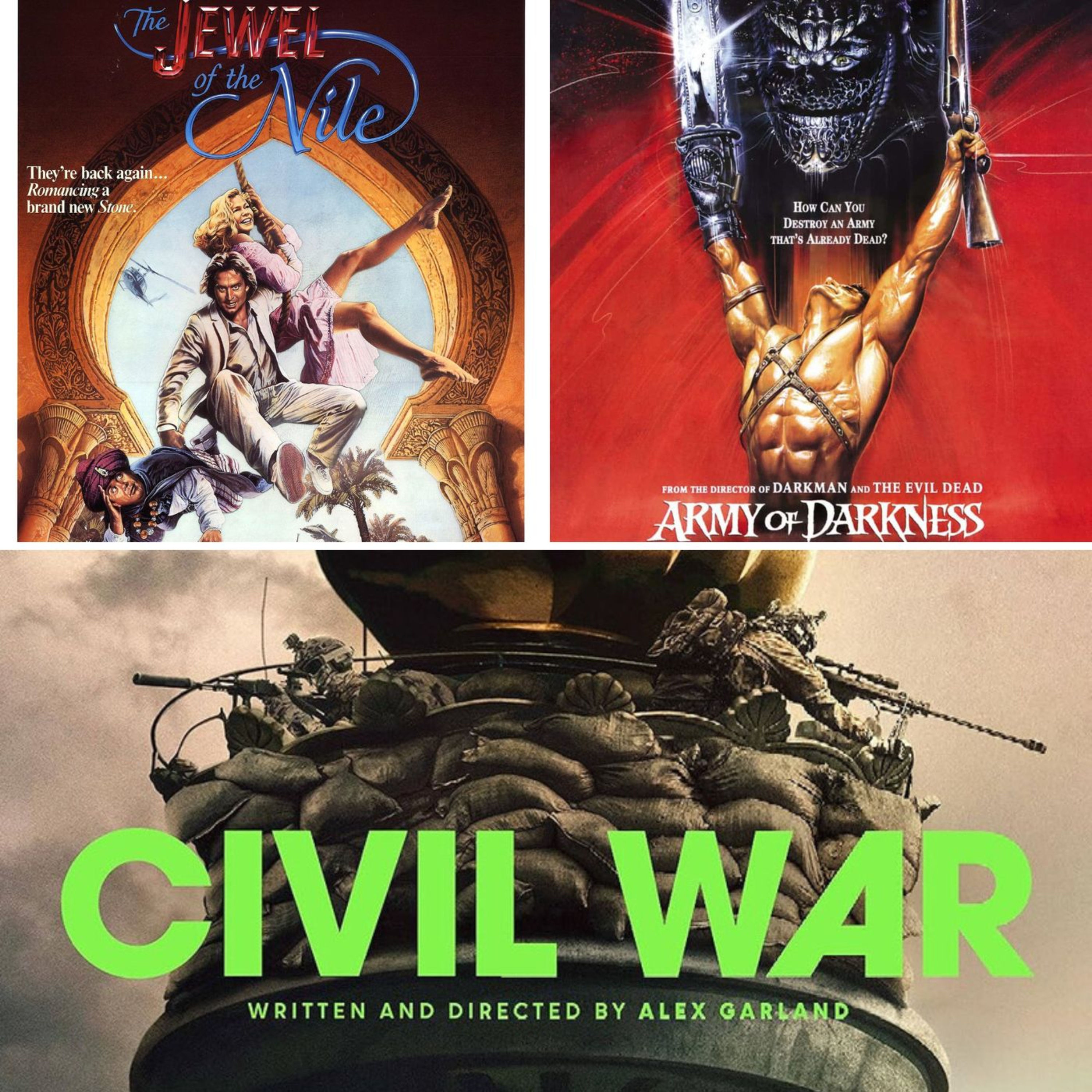 S03E13 - Civil War, Auf der Jagd nach dem Juwel vom Nil, Tanz der Teufel III - Armee der Finsternis