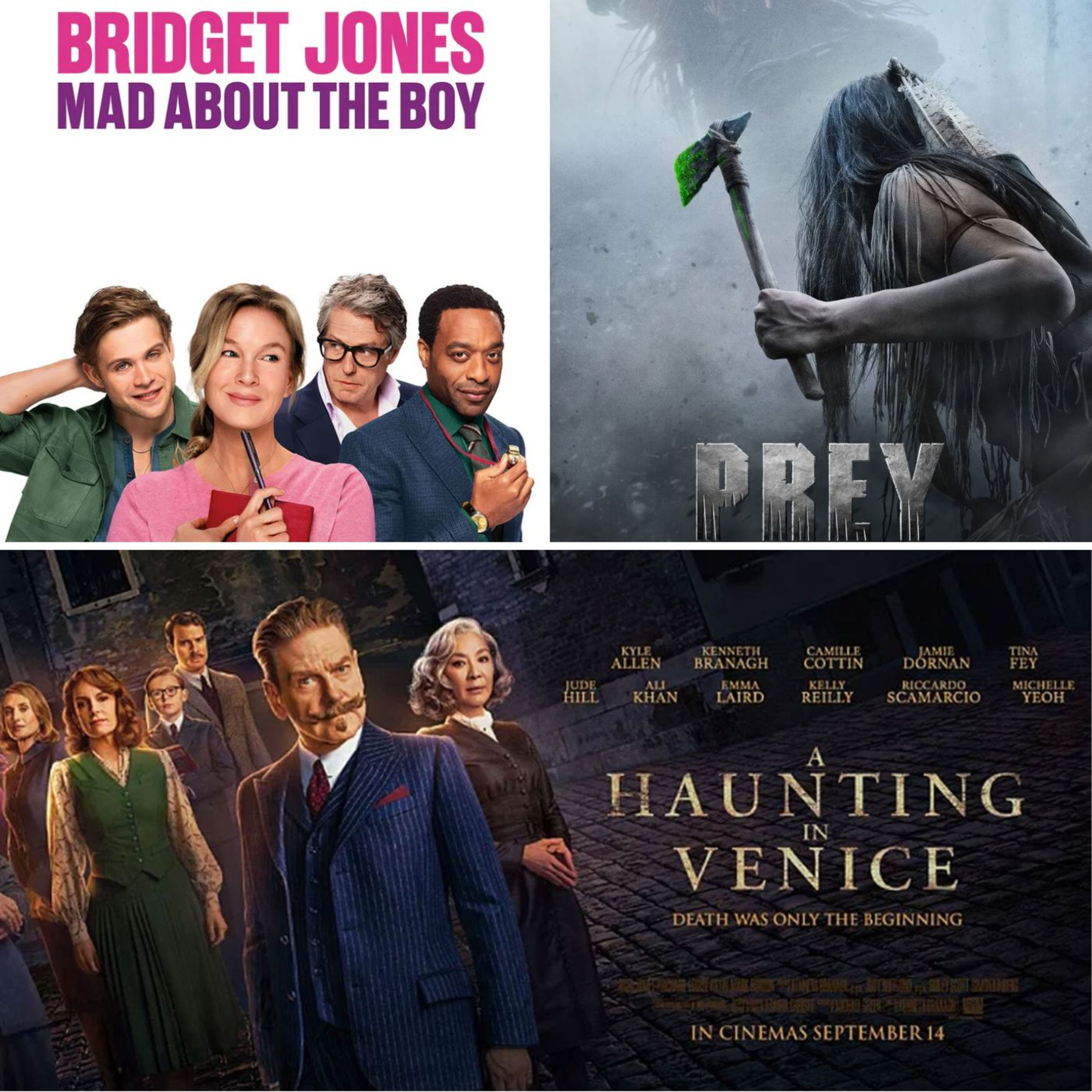 S03E22 - A Haunting in Venice, Bridget Jones - Verrückt nach ihm, Prey
