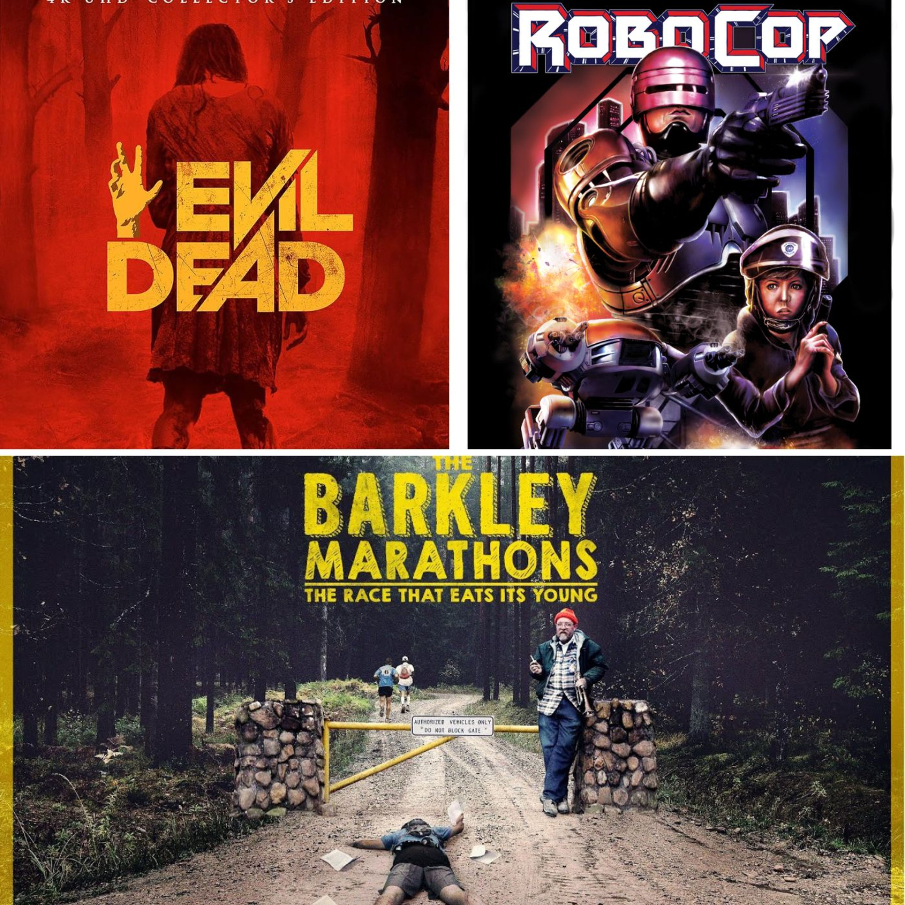 S03E40 - RoboCop (1987), Evil Dead (2013), The Barkley Marathon