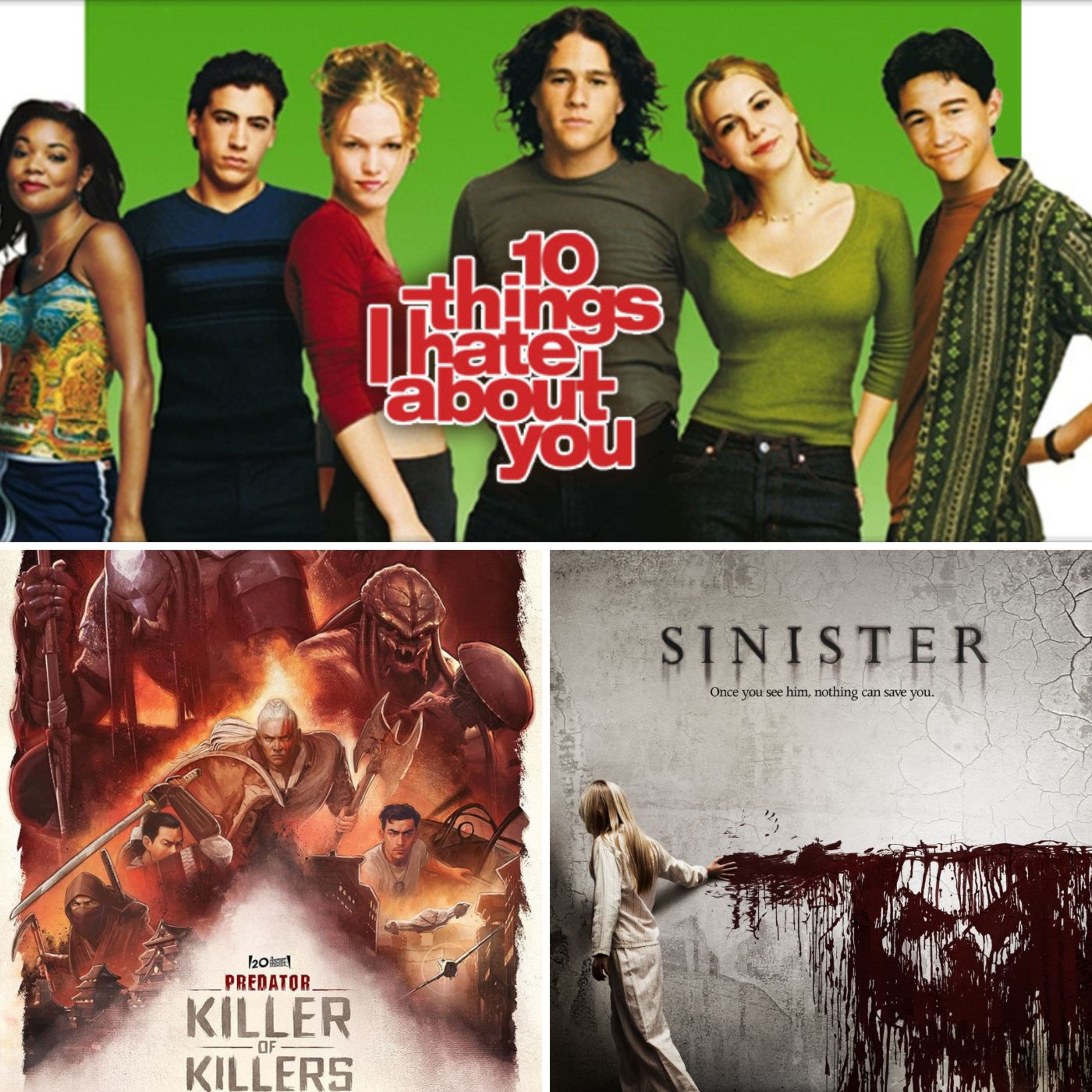 S03E41 - 10 Dinge die ich an Dir hasse, Predator: Killer of Killers, Sinister