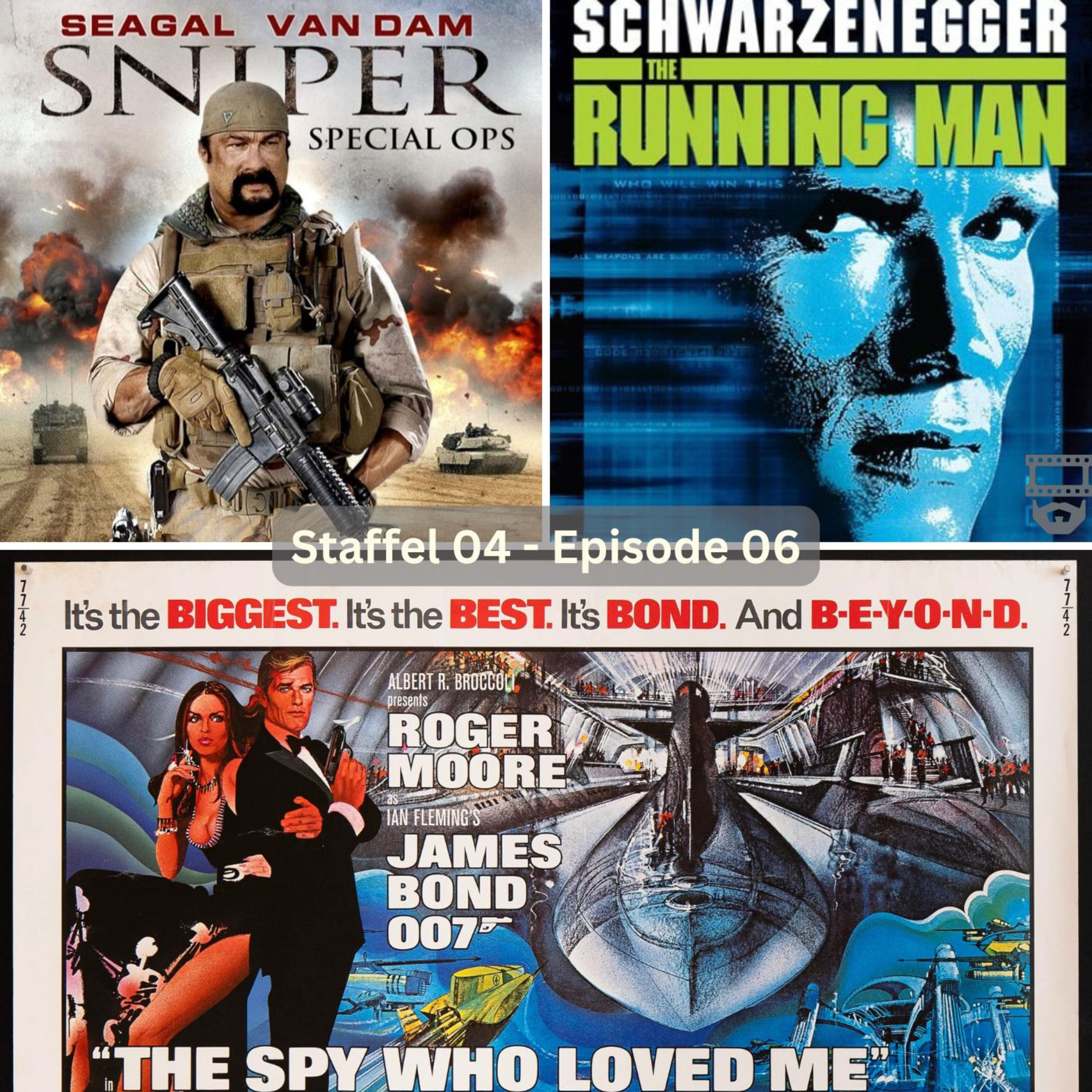 S04E06 - Running Man, Sniper - Special Ops, Der Spion der mich liebte